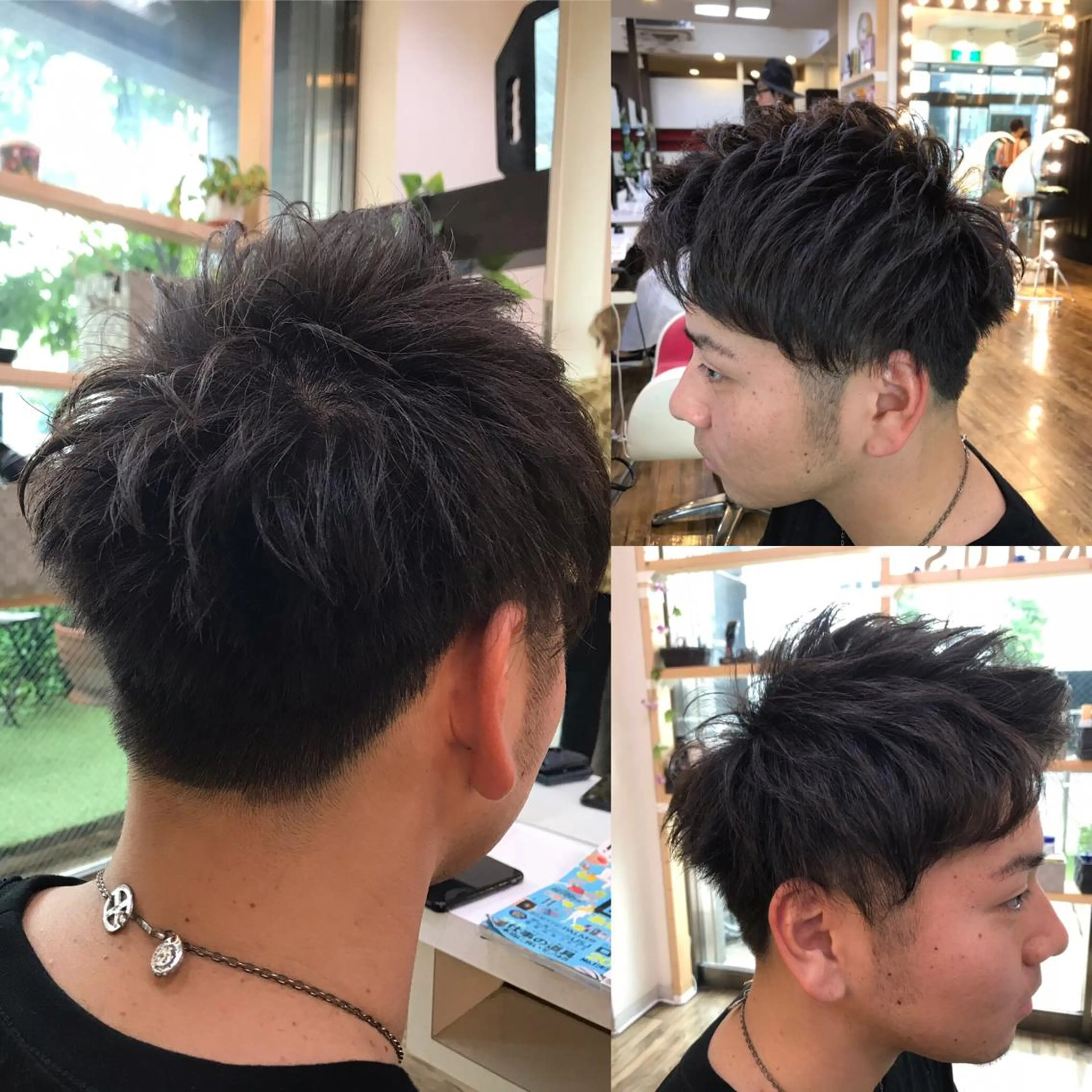 ショート メンズ モヒカン 赤羽、髪質改善サロン 吉野リョウスケのヘアスタイル