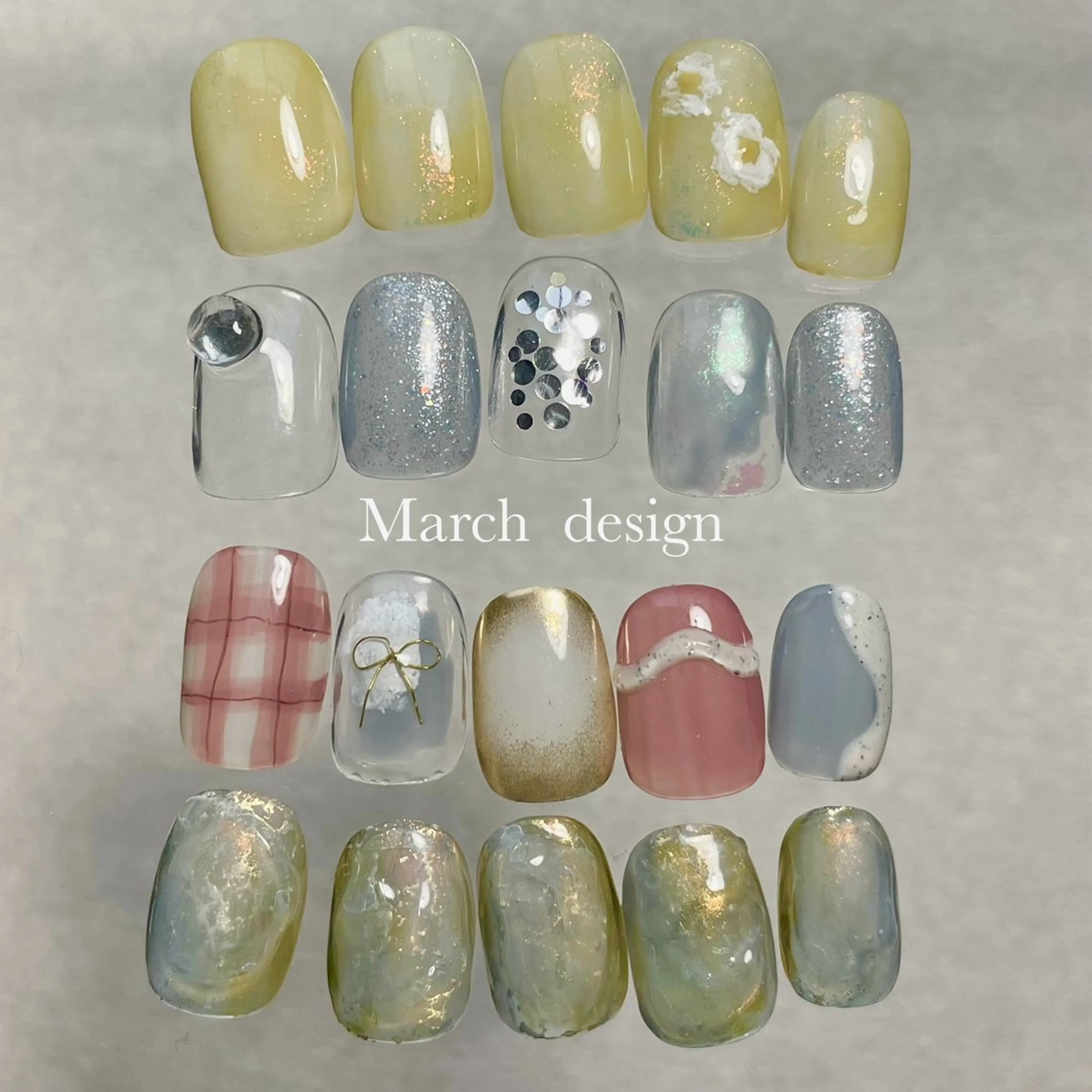 ネイル アートネイル ジェルネイル 持ち込み ニュアンスネイル パラジェル ハンドネイル norme_ akiのネイルデザイン