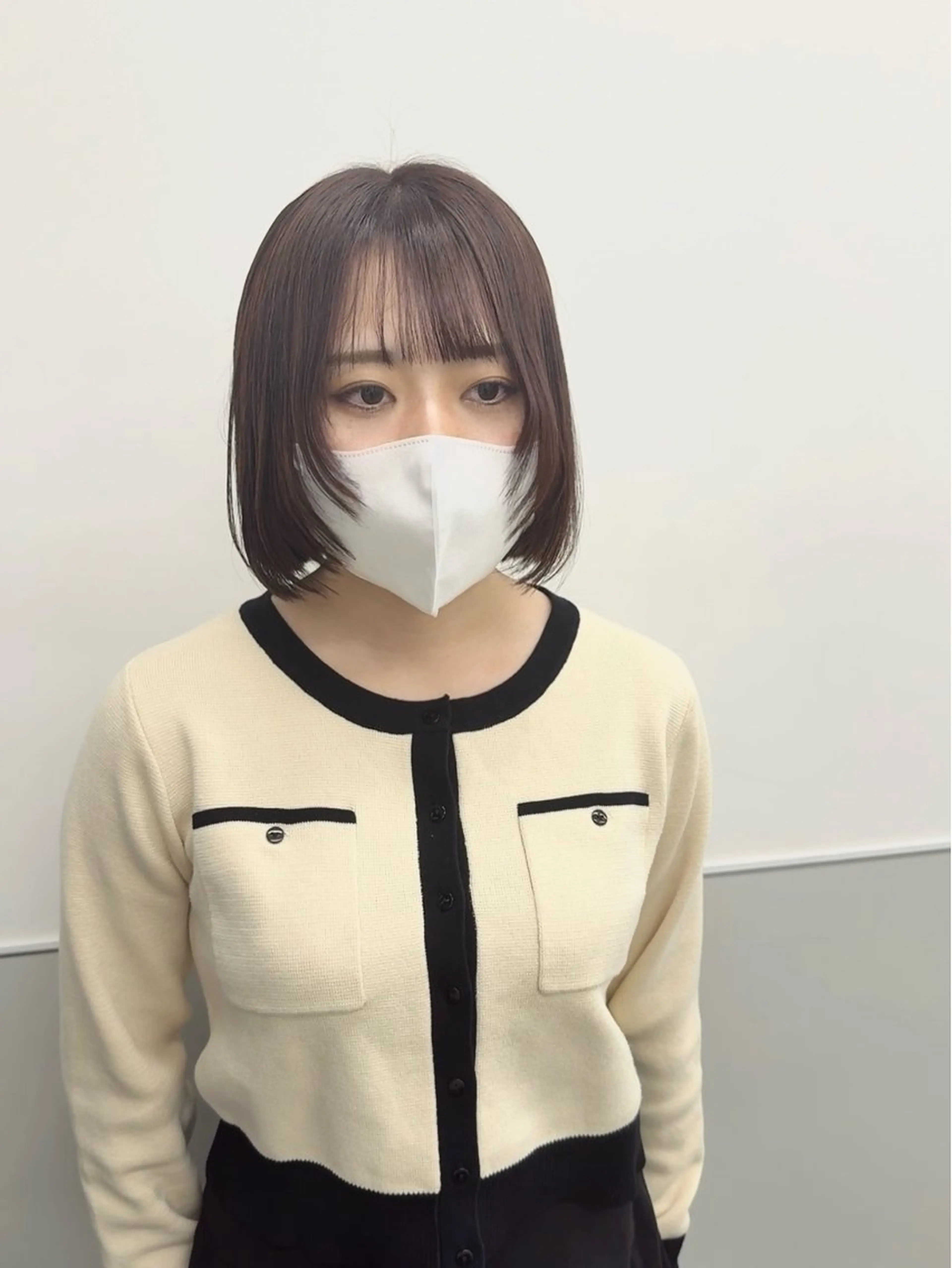 ミディアム カット ヘアカラー 縮毛矯正 トリートメント GO TODAY シェアサロン 町田店所属・韓国ヘア🇰🇷 スズキのヘアスタイル