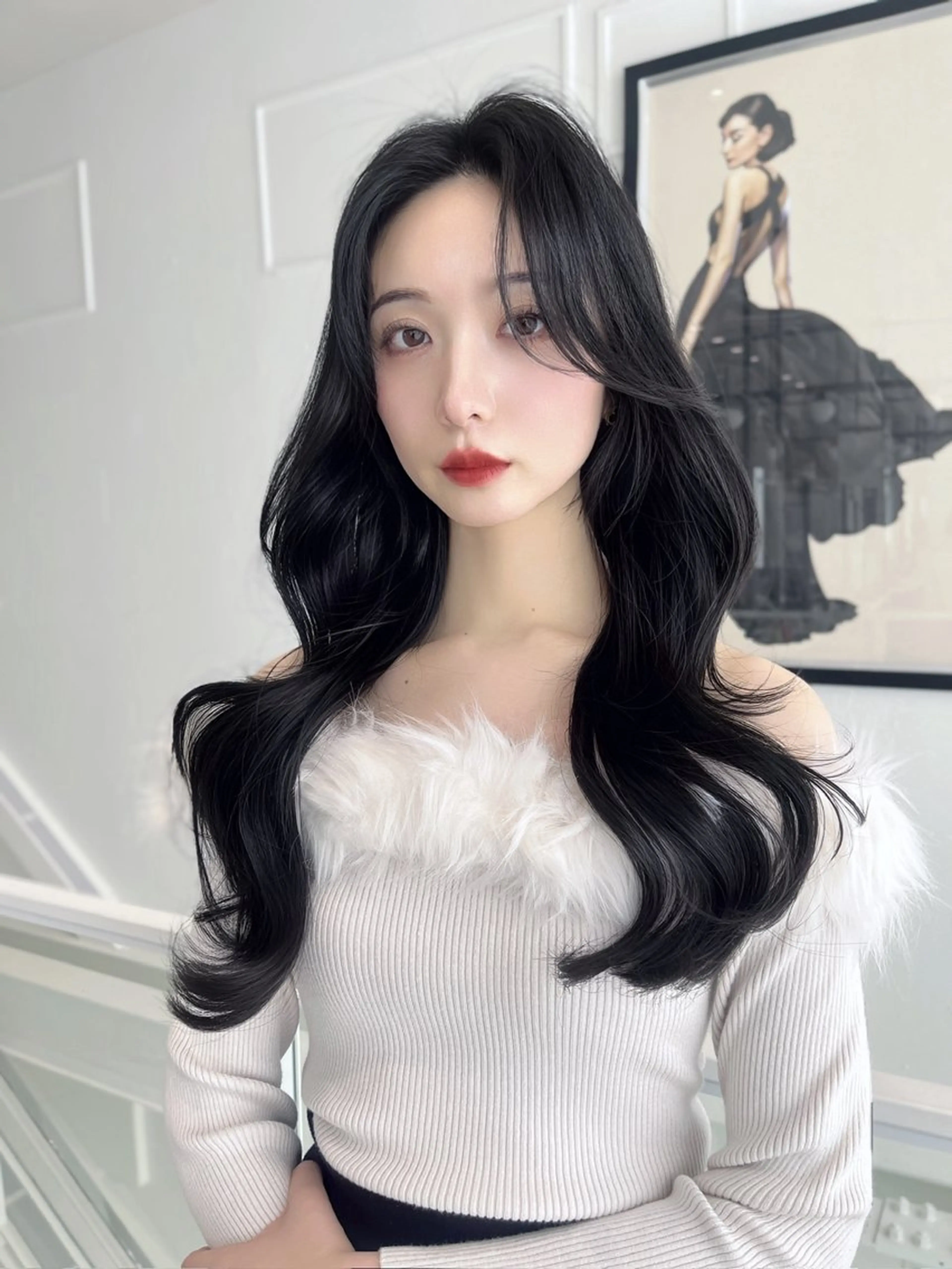 ロング カラー 韓国ヘア/髪質改善 TAKAHIROのヘアスタイル