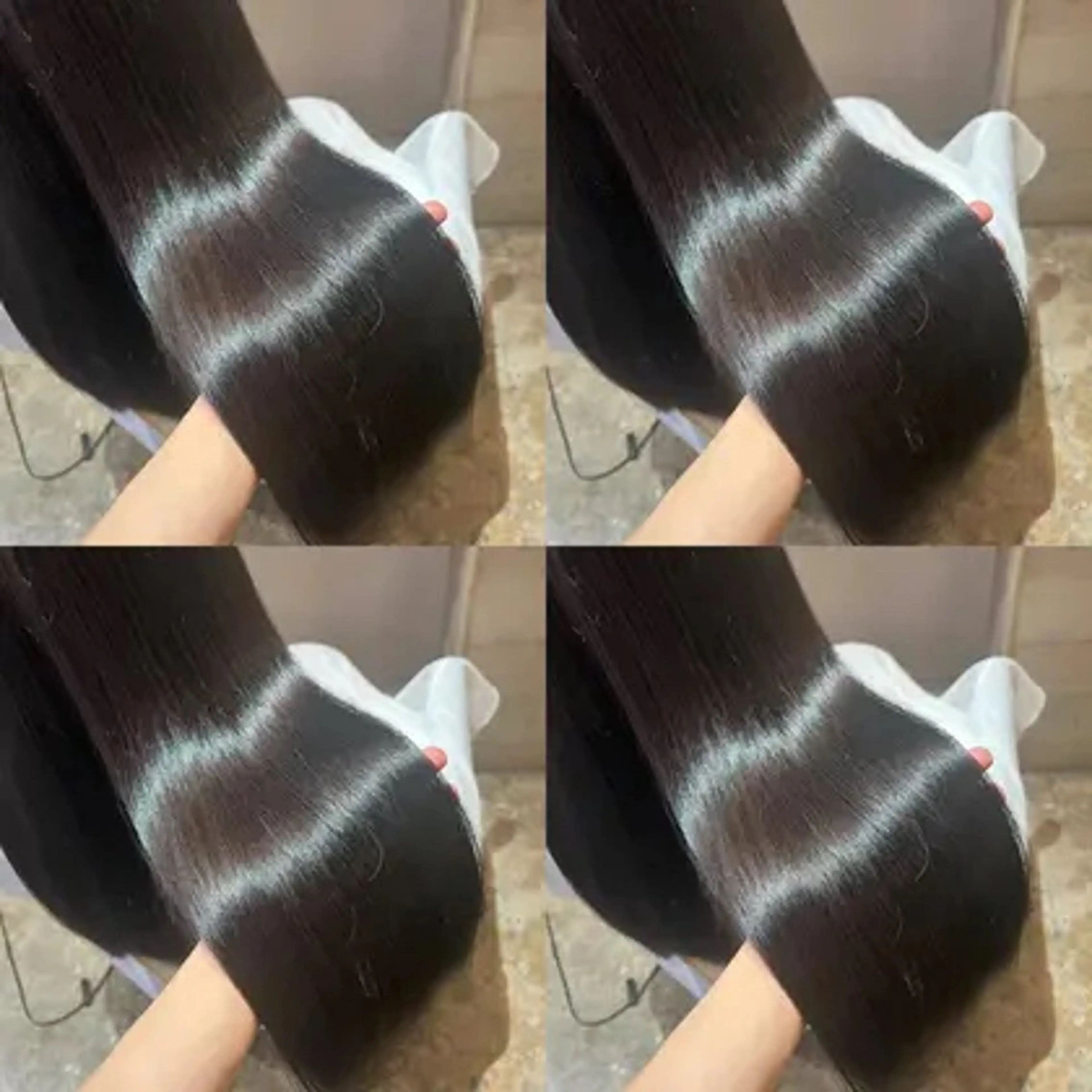 【Aujua5 +髪質改善TR】+Cut+艶縮毛矯正+フルイルミナカラー超音波アイロンの写真