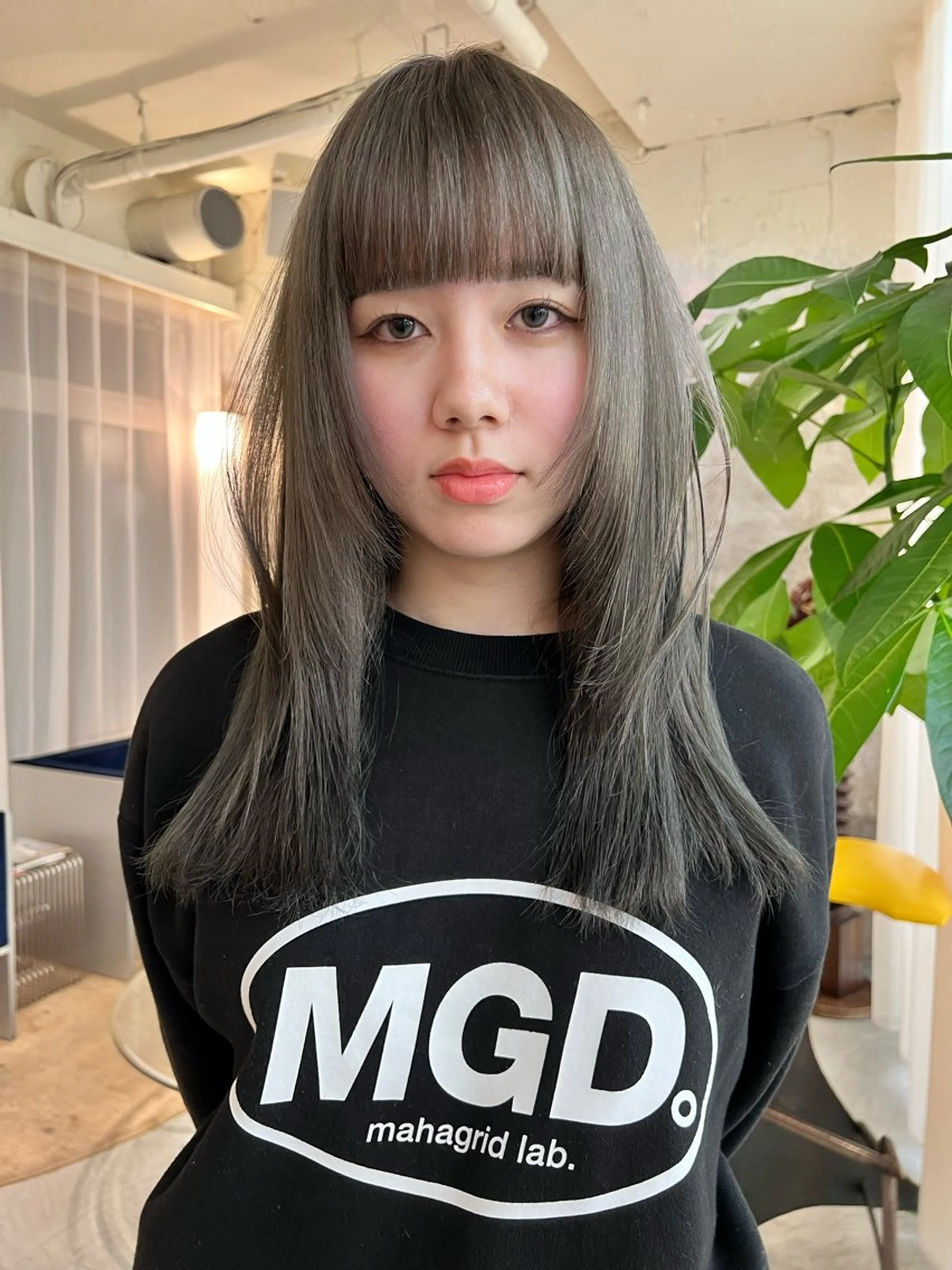 ロング カラー ヘアカラー haco＋所属・圧倒的デザイン力 店長🎨RENAのヘアスタイル