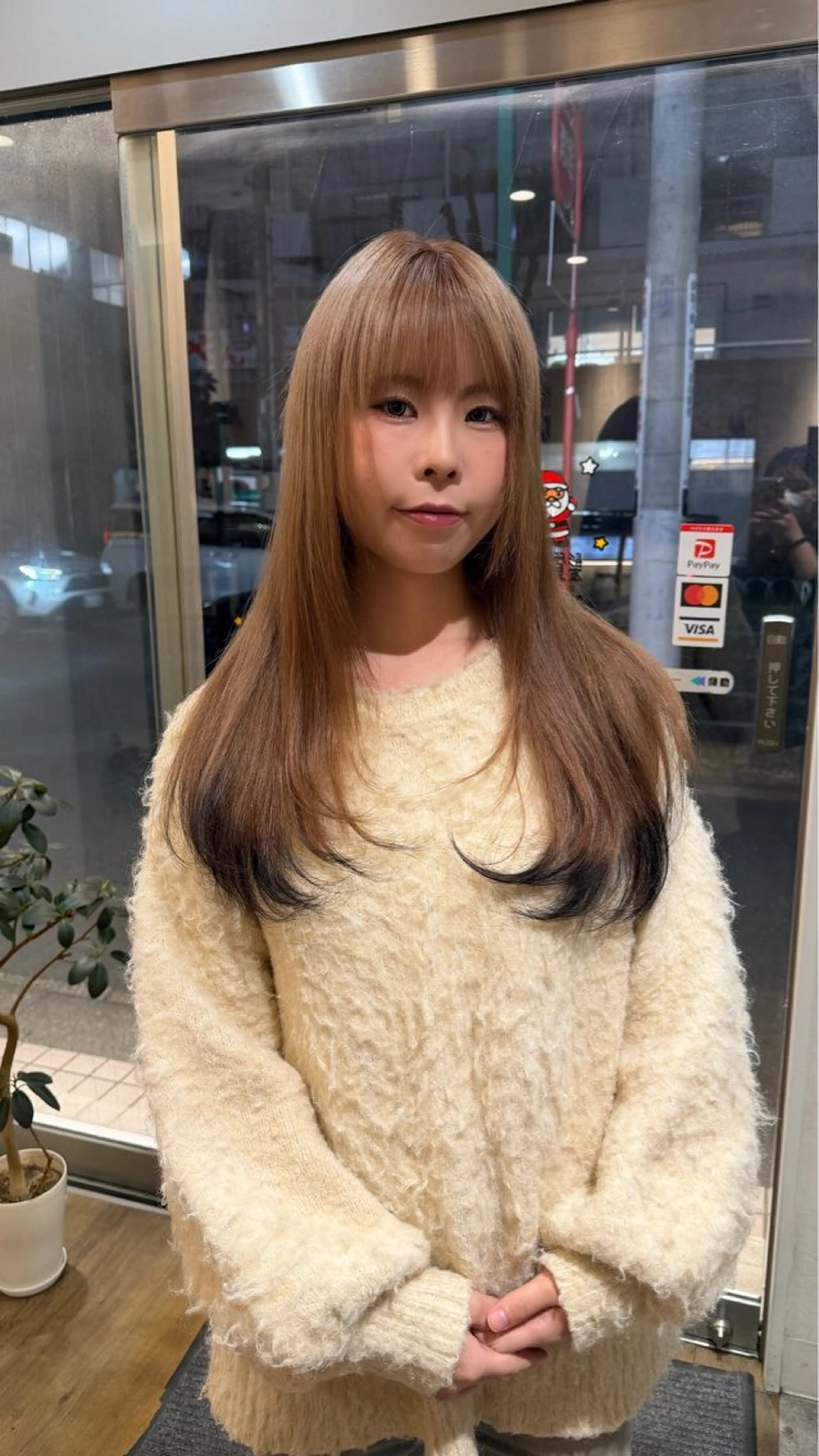 ロング 松本 羅華のヘアスタイル