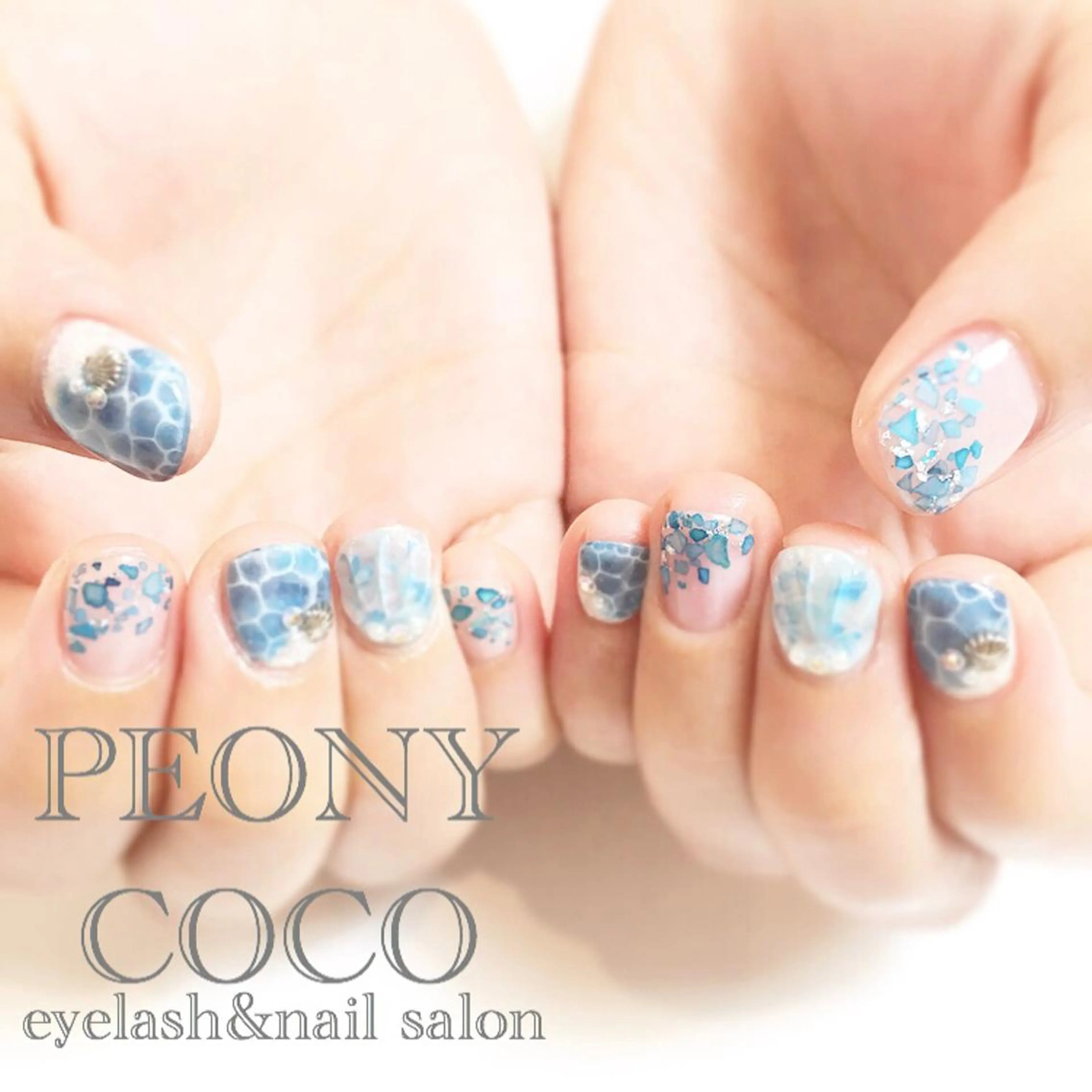 ショート ネイル マツエク・マツパ アートネイル Beauty salon STELLA所属・STELLA 大西南帆のマツエク・マツパデザイン