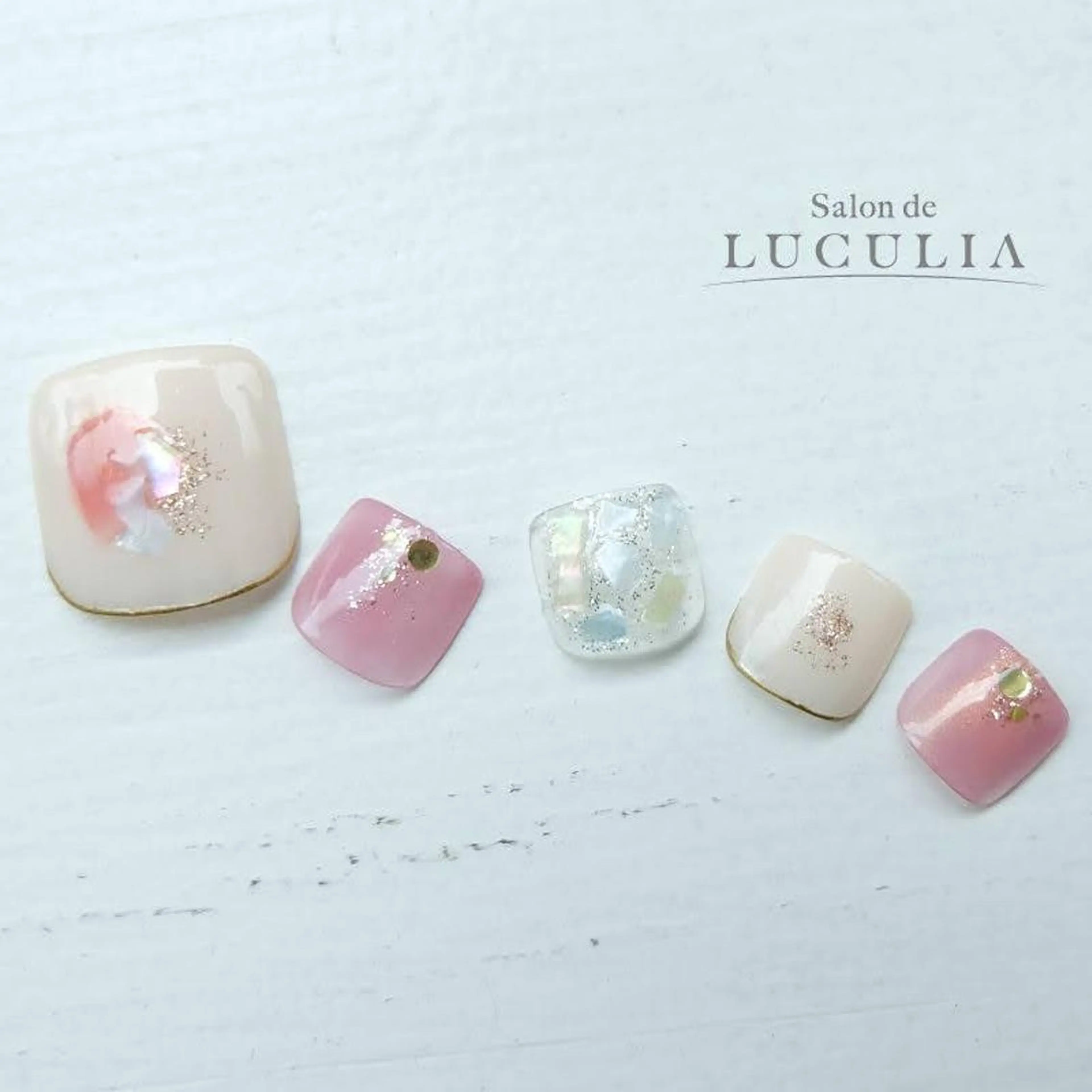 ネイル フットネイル 山田 千彬のネイルデザイン