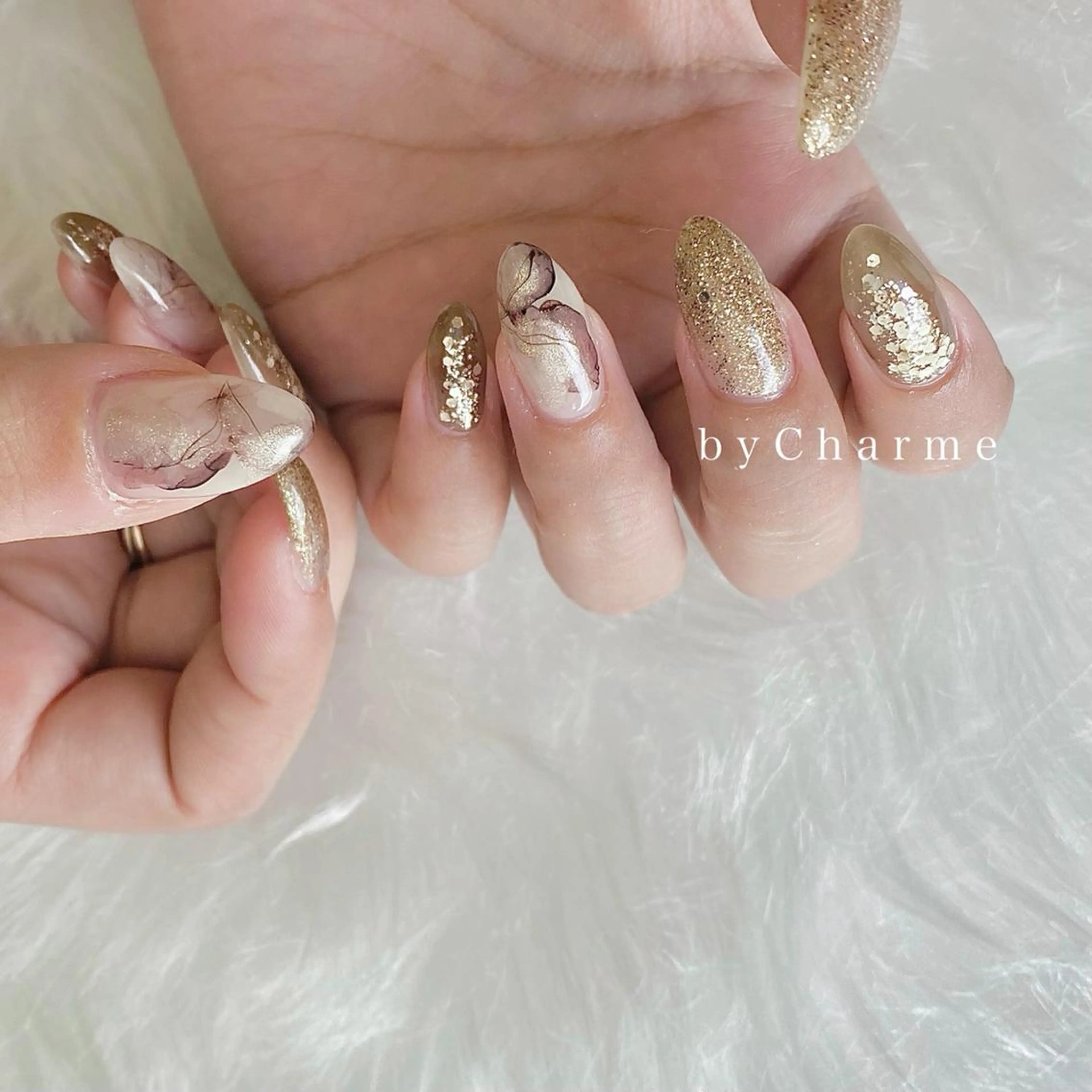 ネイル Ray. ／綺麗目ニュアンスのネイルデザイン