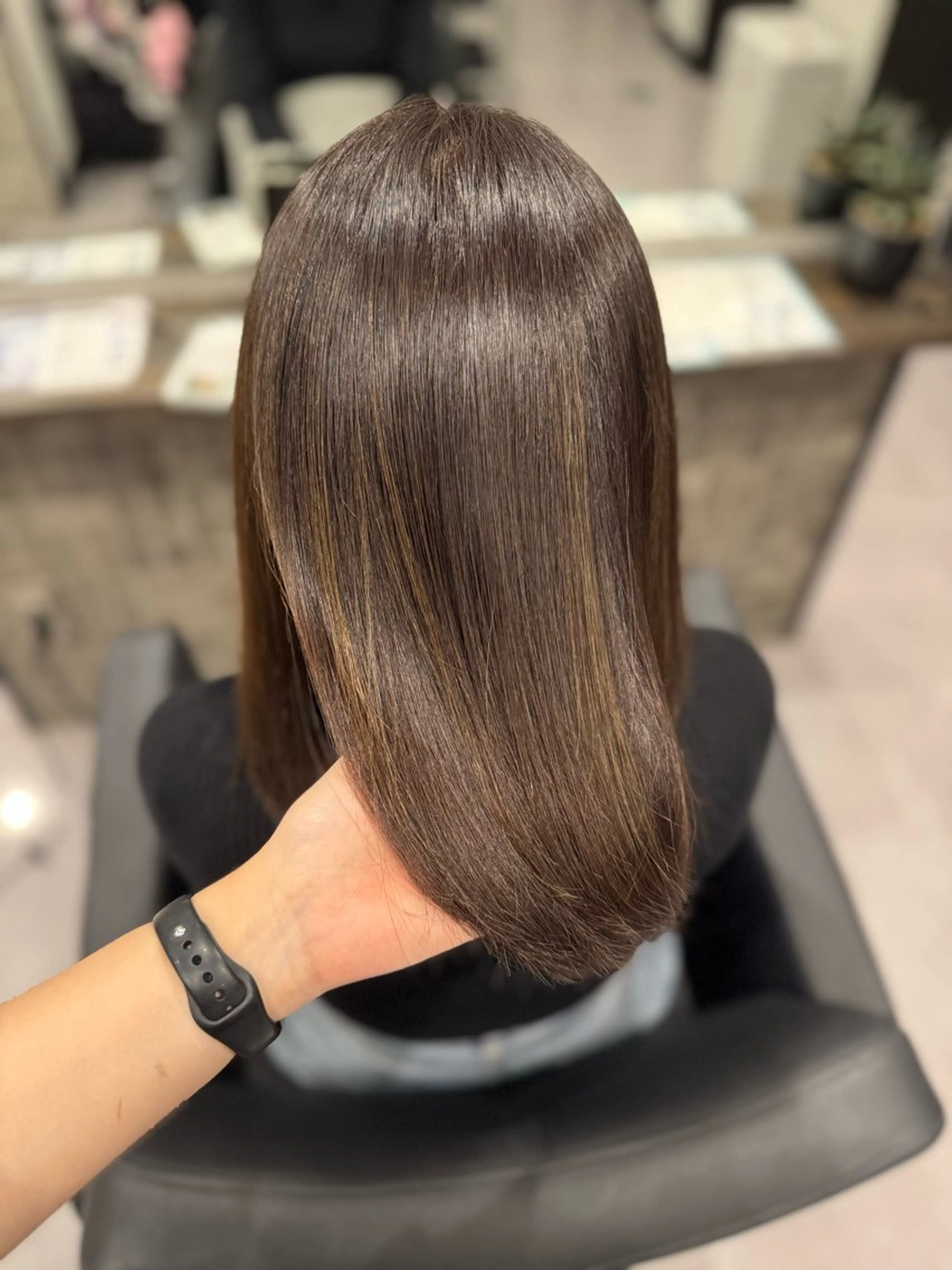 ミディアム カラー ヘアカラー トリートメント 🖤Ayaka🖤 モデル様募集中🌙のヘアスタイル