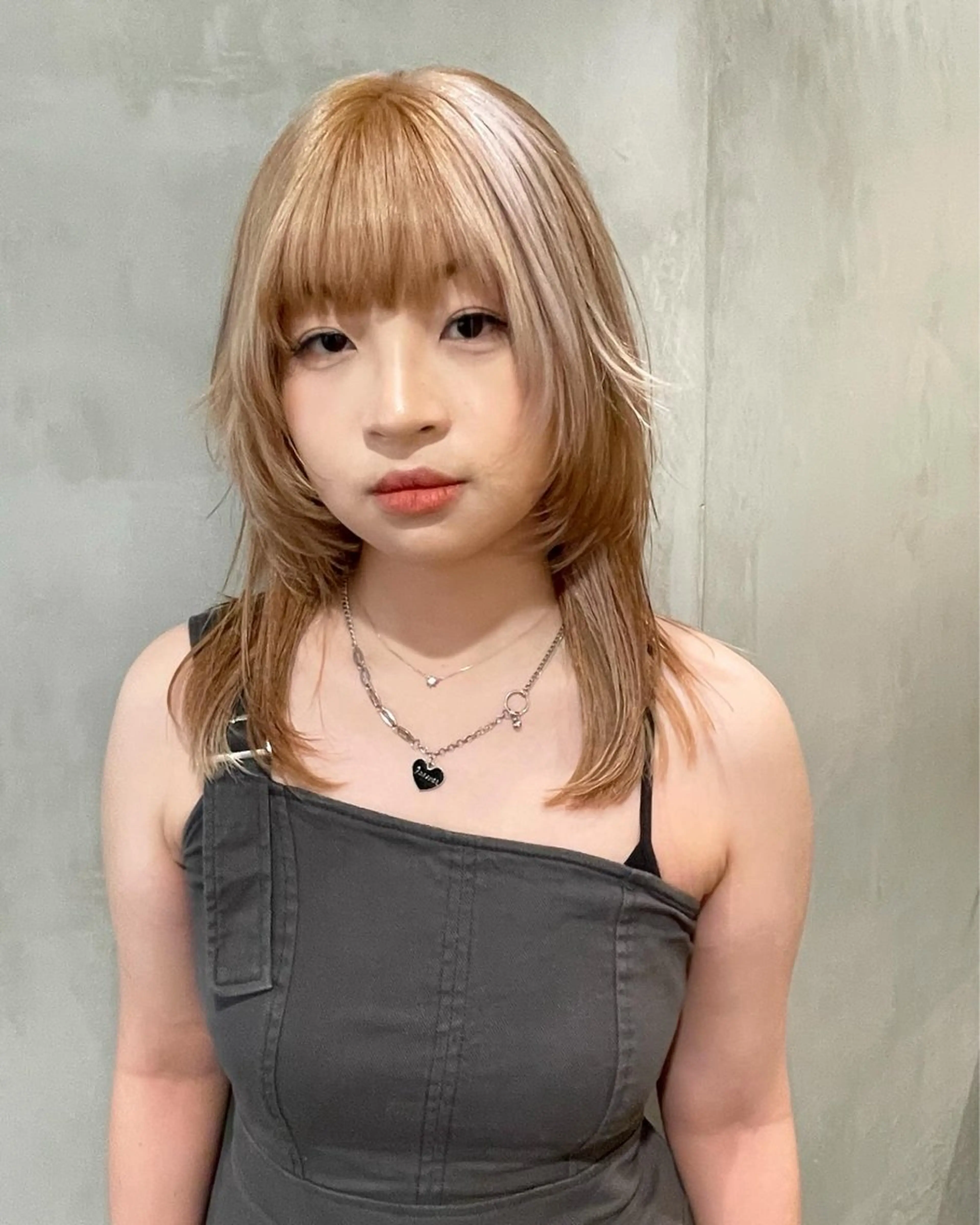 ミディアム カラー カット ヘアカラー トリートメント 優作 〜圧倒的信頼〜のヘアスタイル