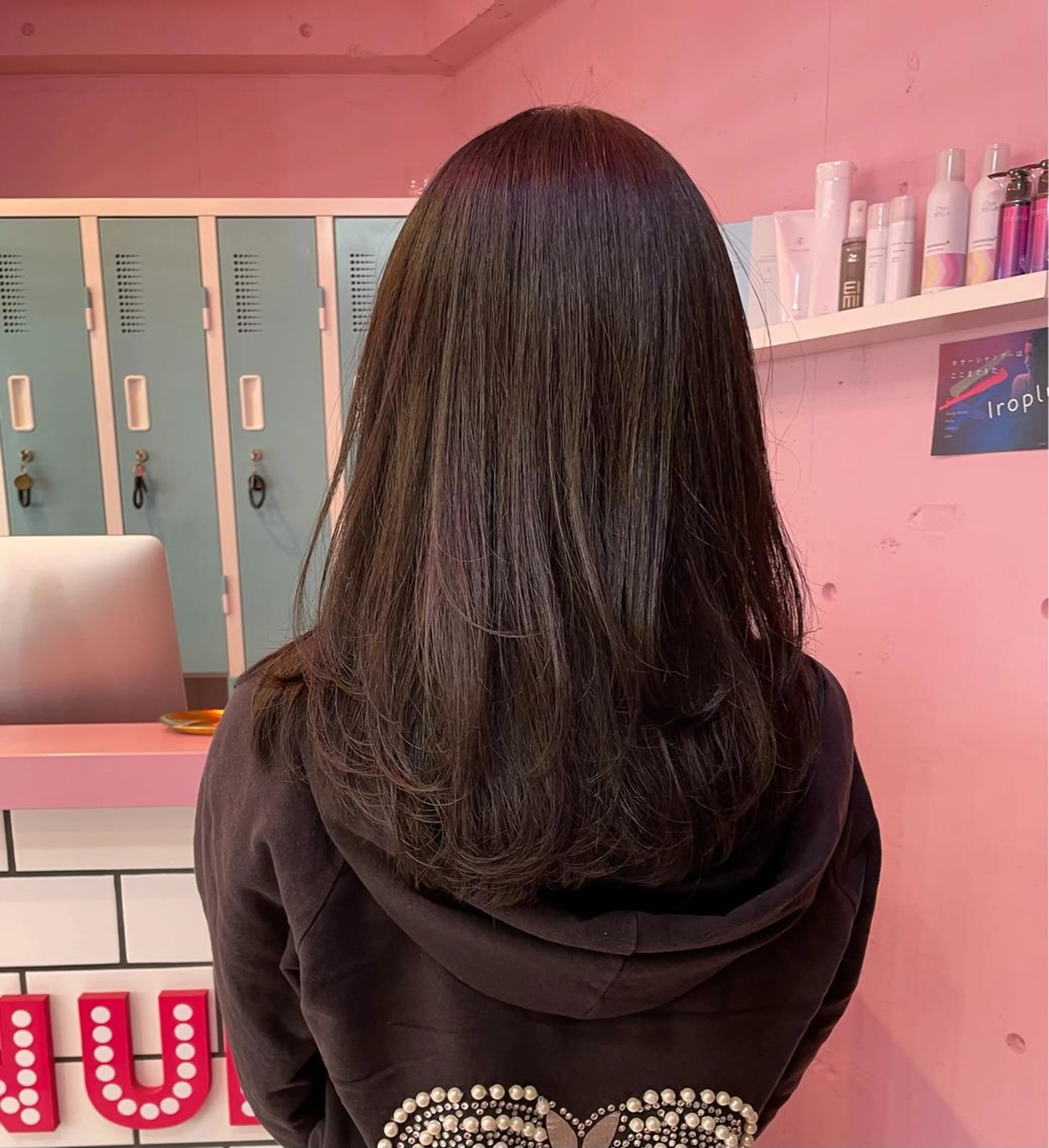 ロング カラー レイヤーカット 心斎橋/ブリーチ minamiのヘアスタイル