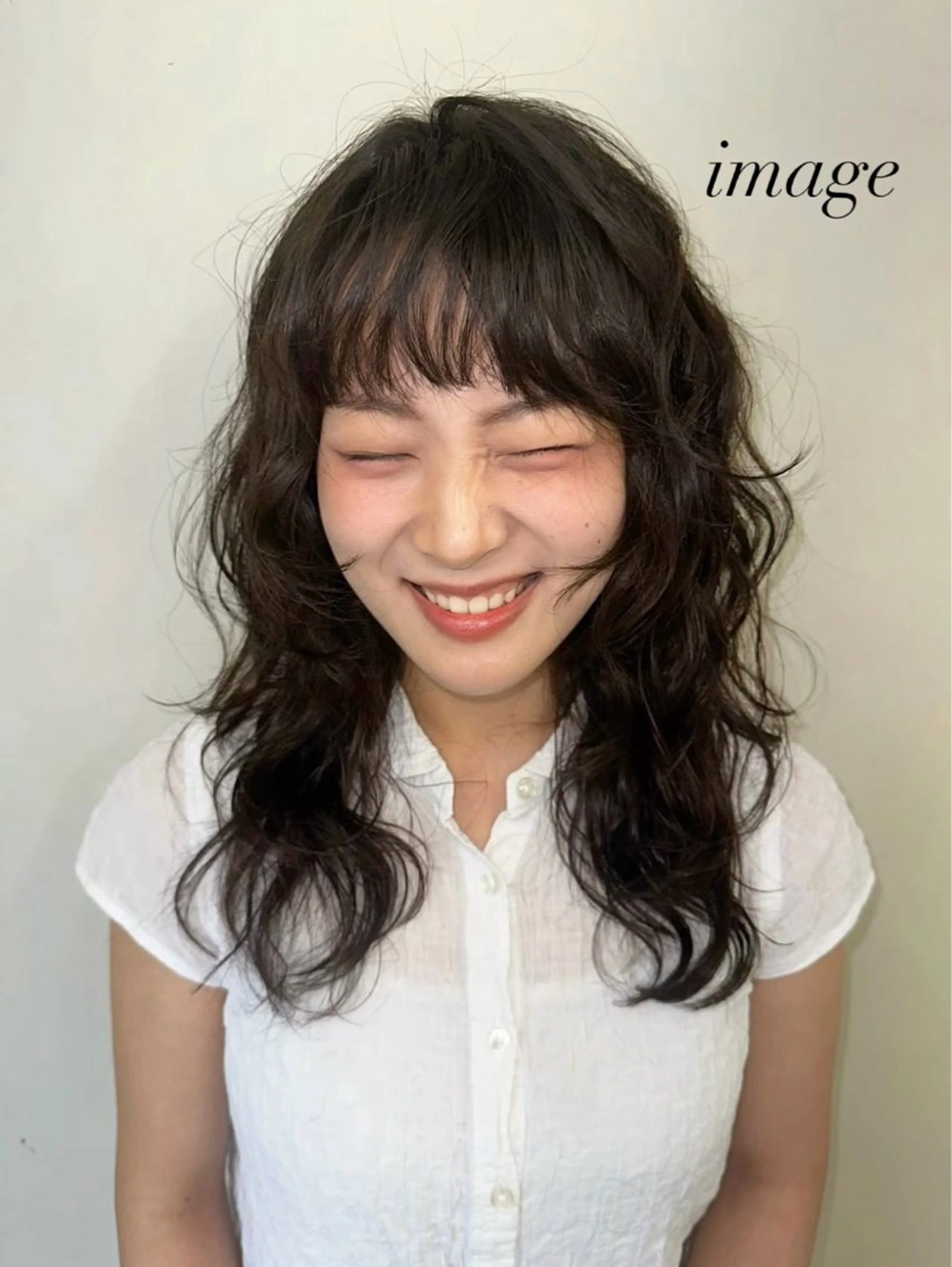 パーマ ボブ.顔周りカット カット/ユキカのヘアスタイル