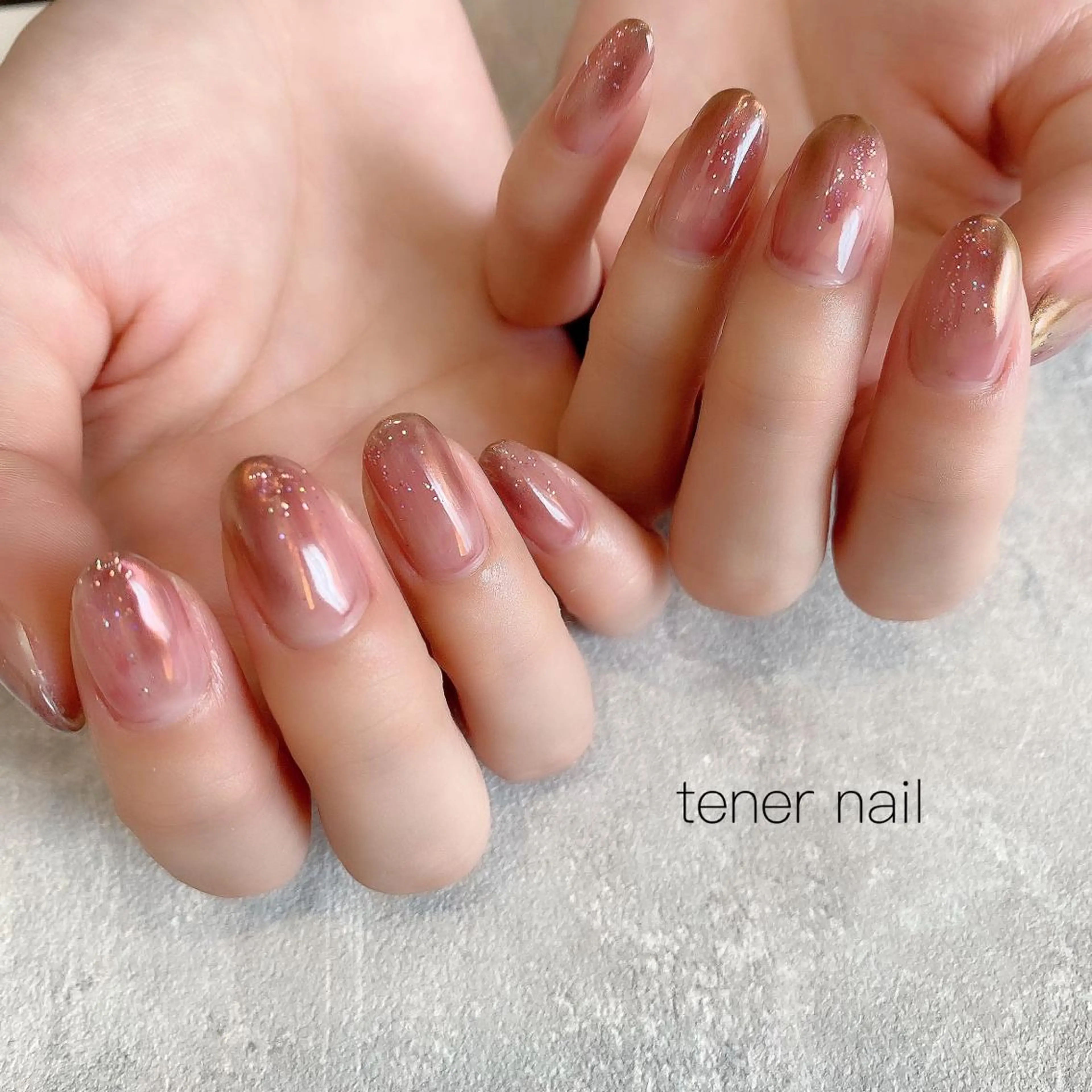 ネイル キラキラネイル ニュアンスネイル tener  nail  テネルネイル所属・テネルネイル tener nailのネイルデザイン