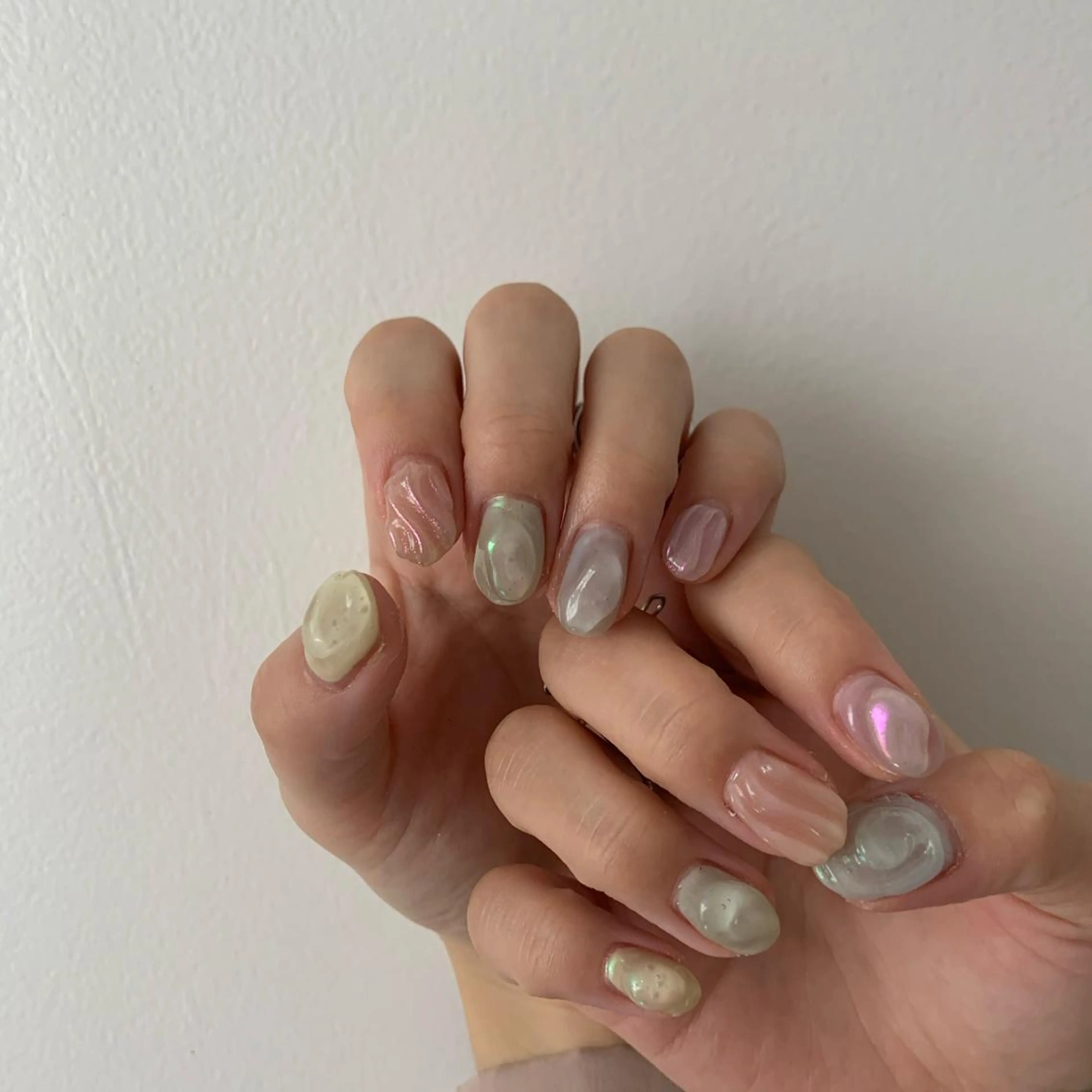 ネイル ハンドネイル 【淡色color/ nail】maikoのネイルデザイン