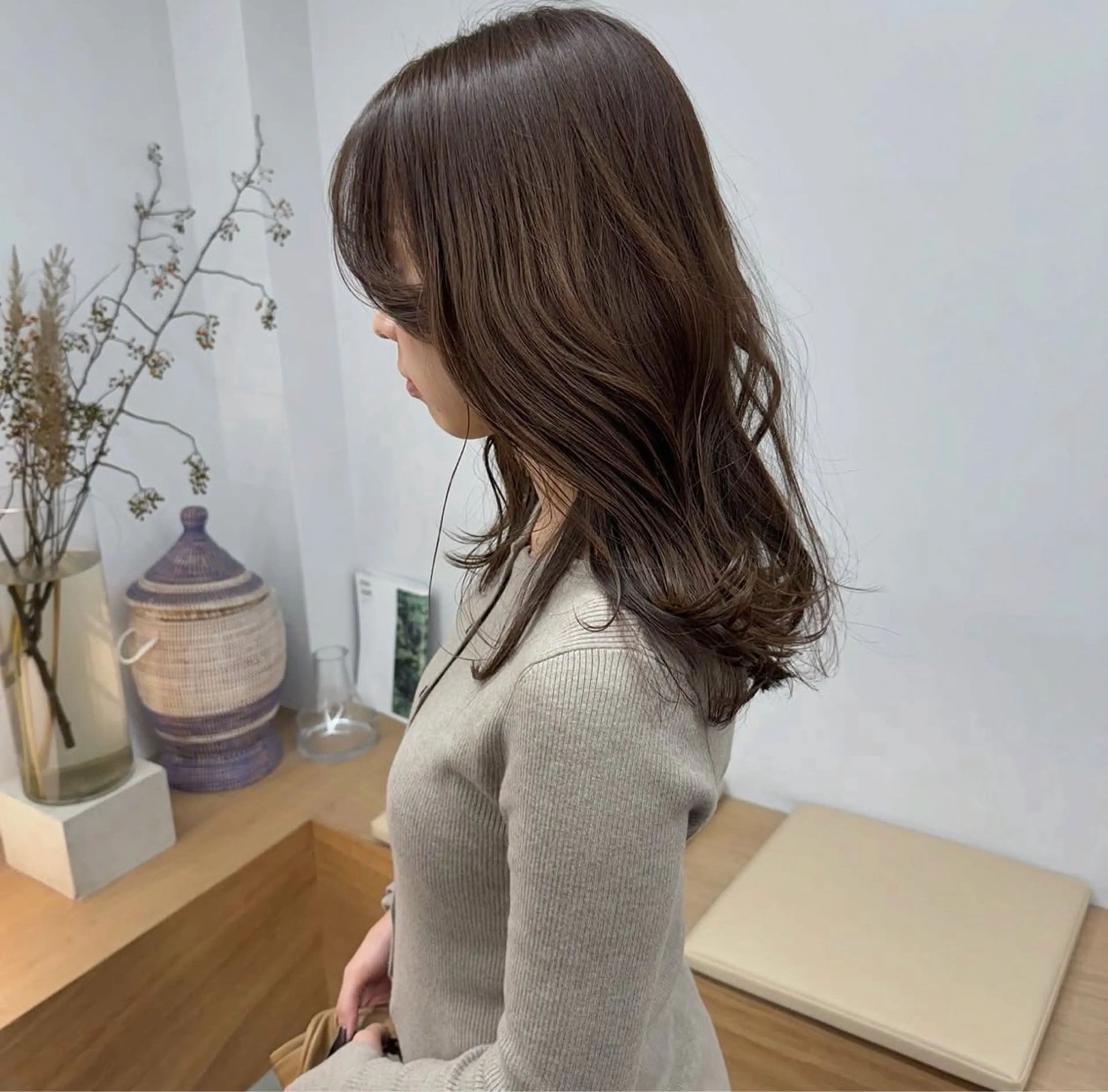 ミディアム カラー ヘアカラー トリートメント 坂本 圭太朗のヘアスタイル