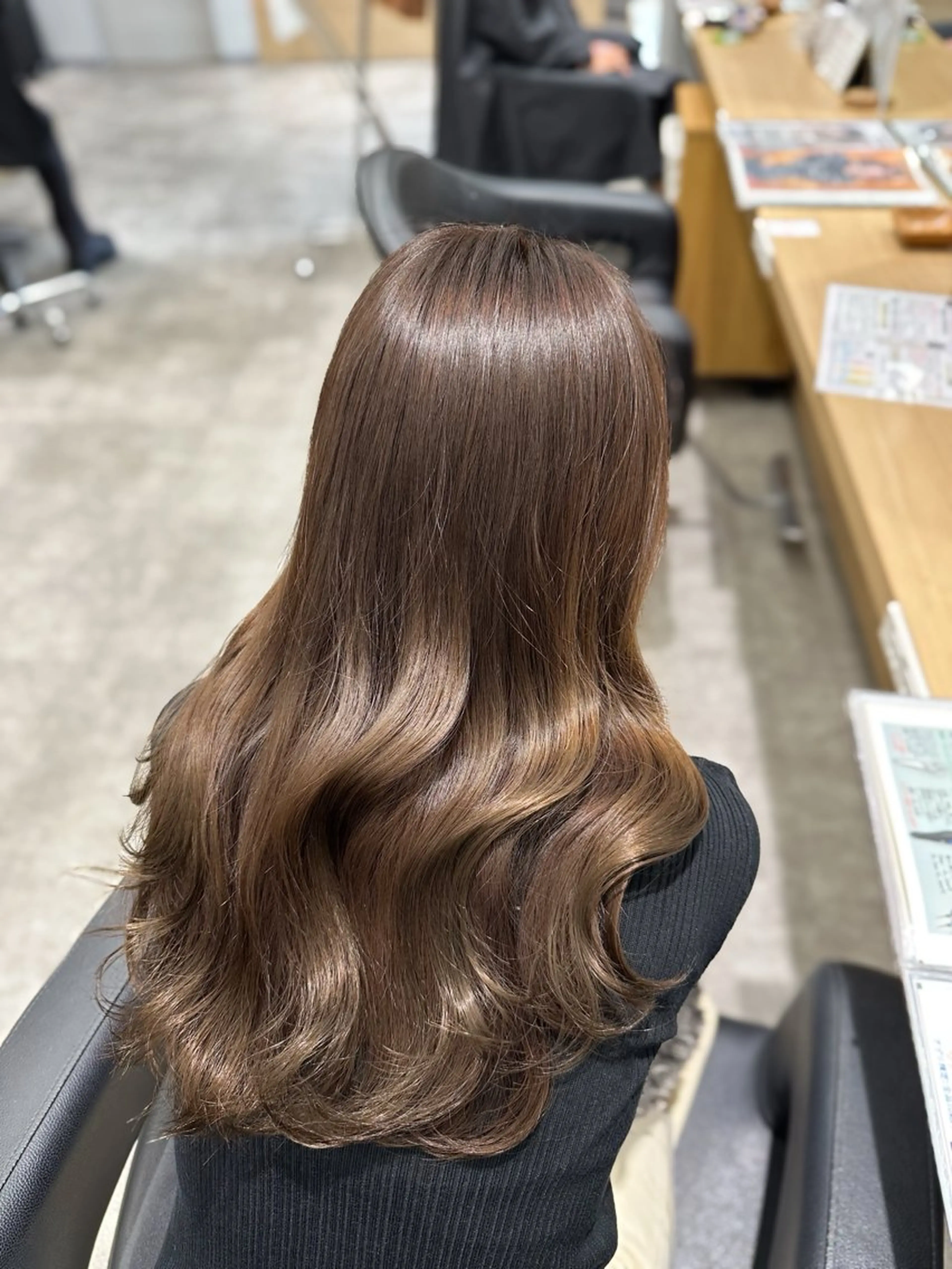 ロング カラー 透明感カラー イルミナカラー カット ヘアカラー 雰囲気似合わせ/永田 汰伊智/艶カラー🫧のヘアスタイル