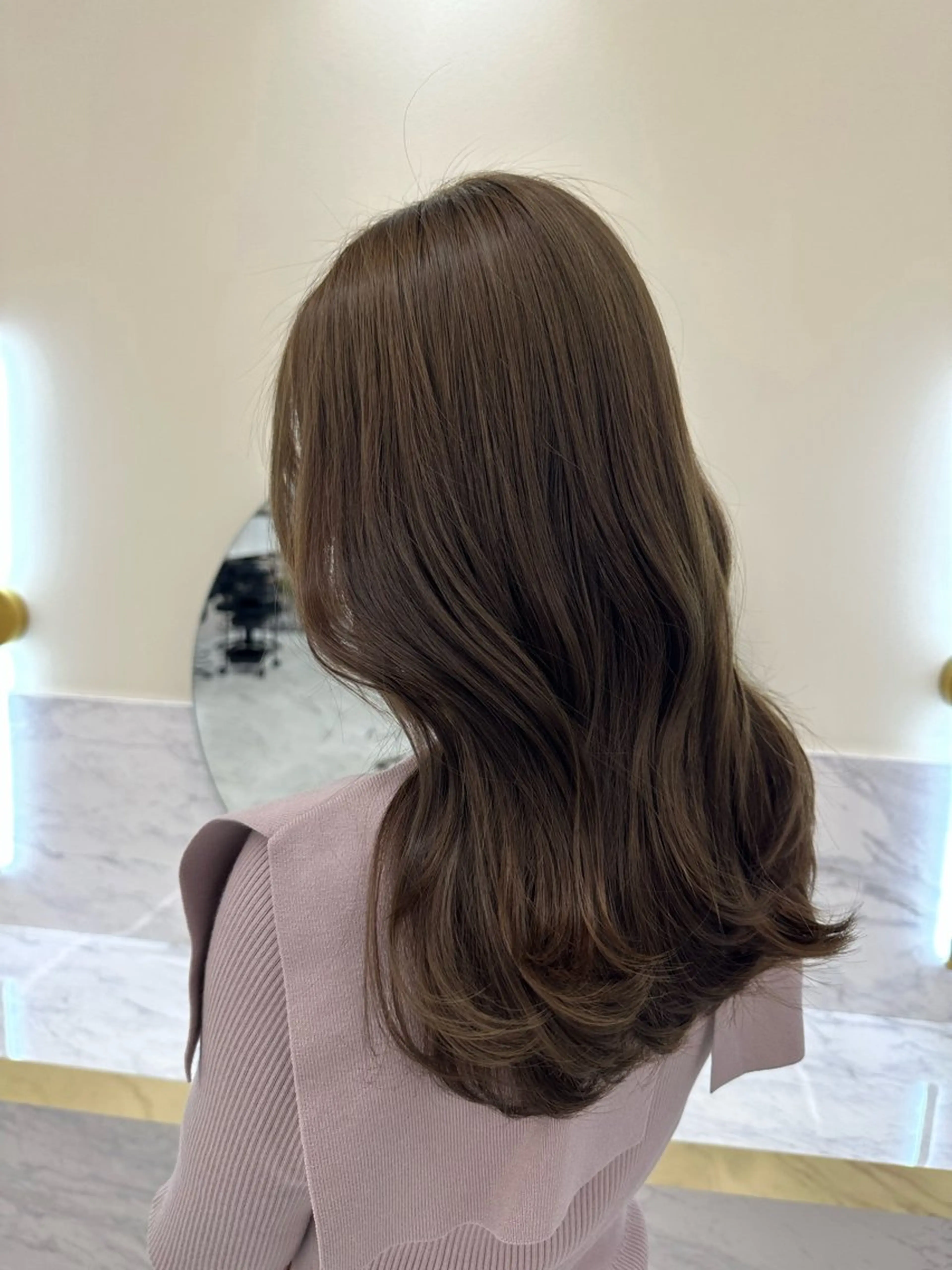 ロング カット ヘアカラー トリートメント レイヤーカット/髪質 改善/momo🎀のヘアスタイル