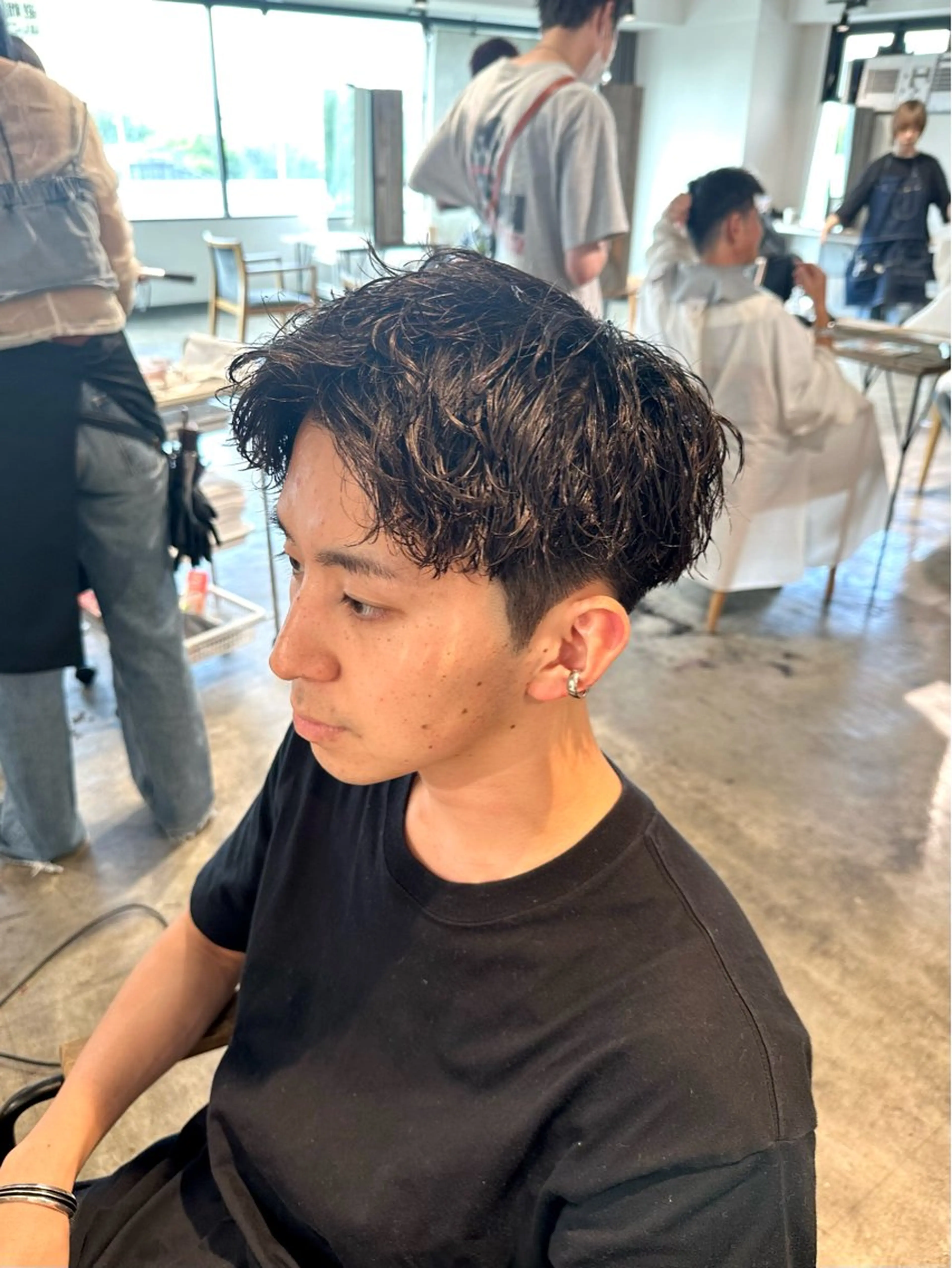 パーマ メンズ マッシュ メンズパーマ ツイストスパイラルパーマ スパイラルパーマ カット パーマ トリートメント 骨格補正施術/メンズ 専門美容師/YUYAのヘアスタイル