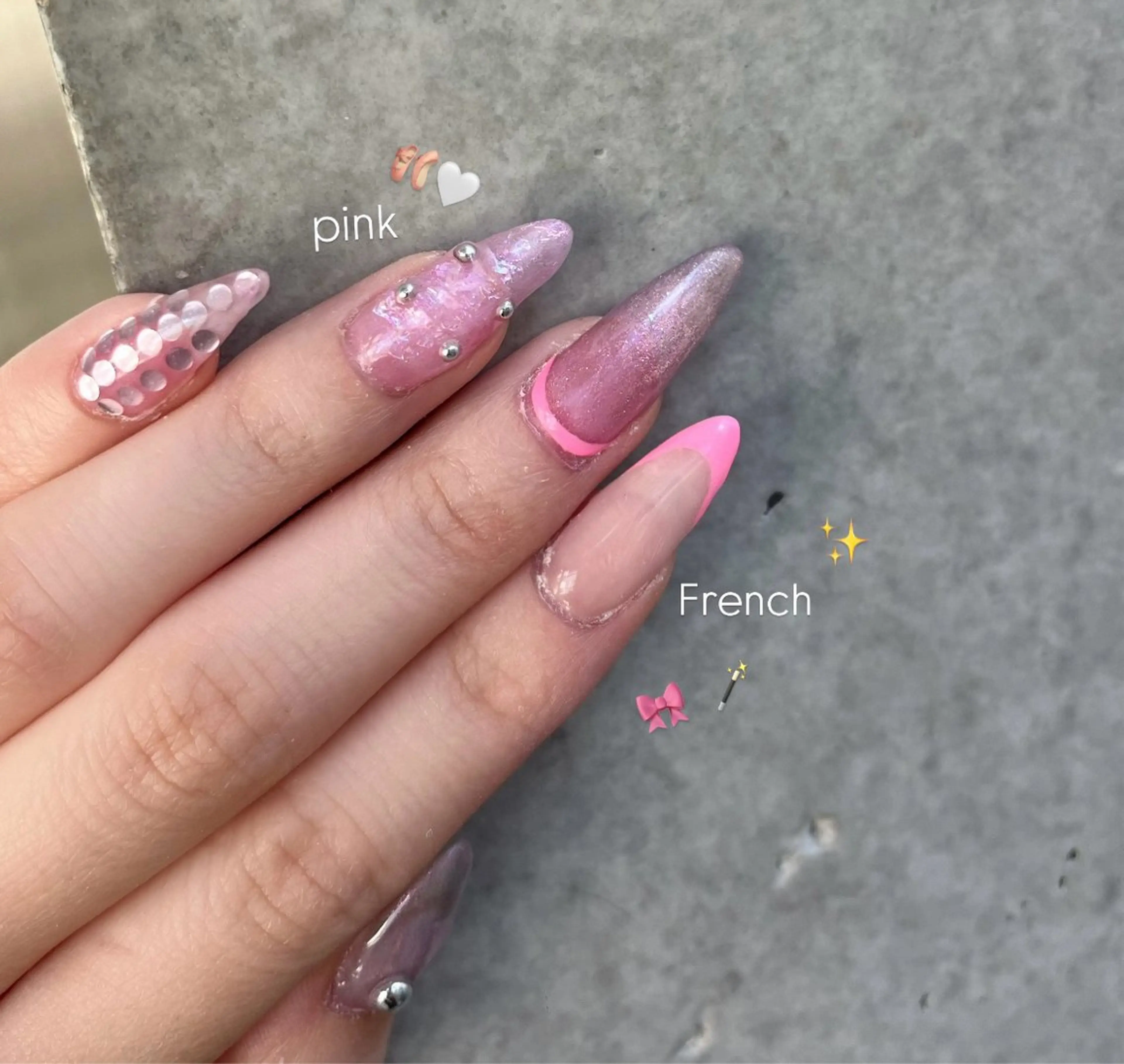 [ハンド]♡オフあり♡長さだし🍧➕ワンカラー（アートに変更もあり※詳細あり）の写真