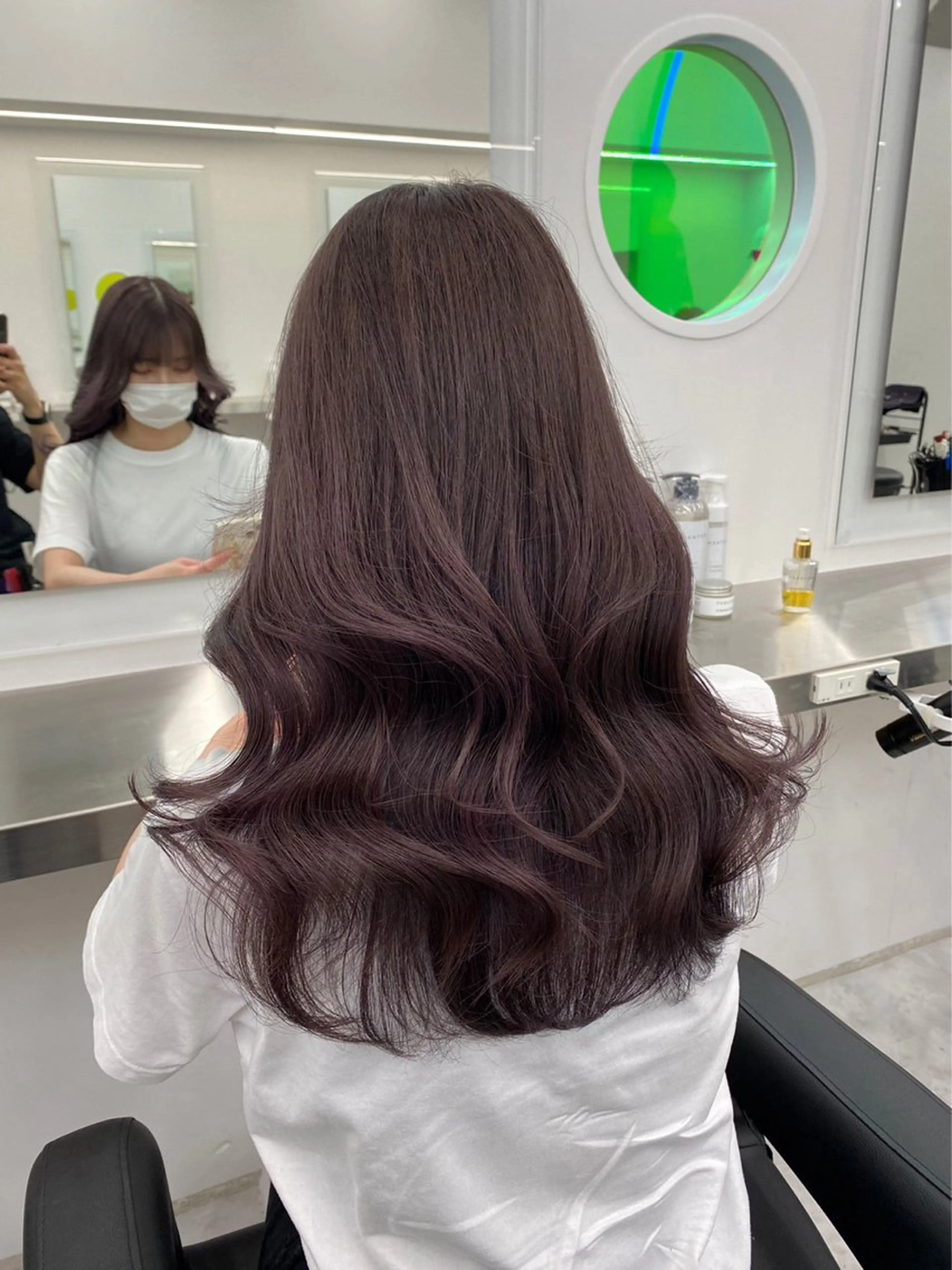 ロング カラー カット ヘアカラー トリートメント 表参道/透明感カラー /暗髪/ジュキヤのヘアスタイル