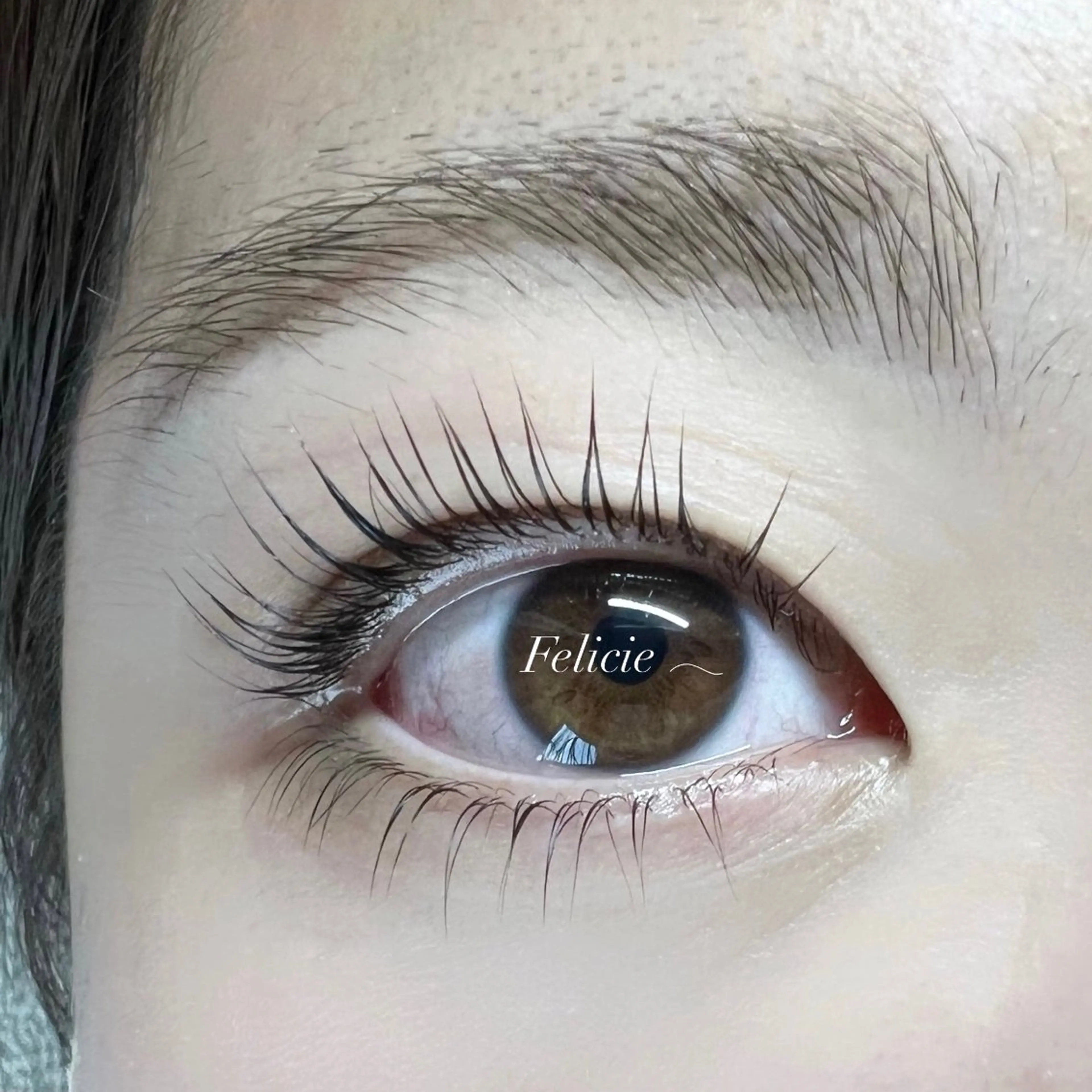 マツエク・マツパ パリジェンヌラッシュリフト マツパ Felicie＊ Sayakaのマツエク・マツパデザイン