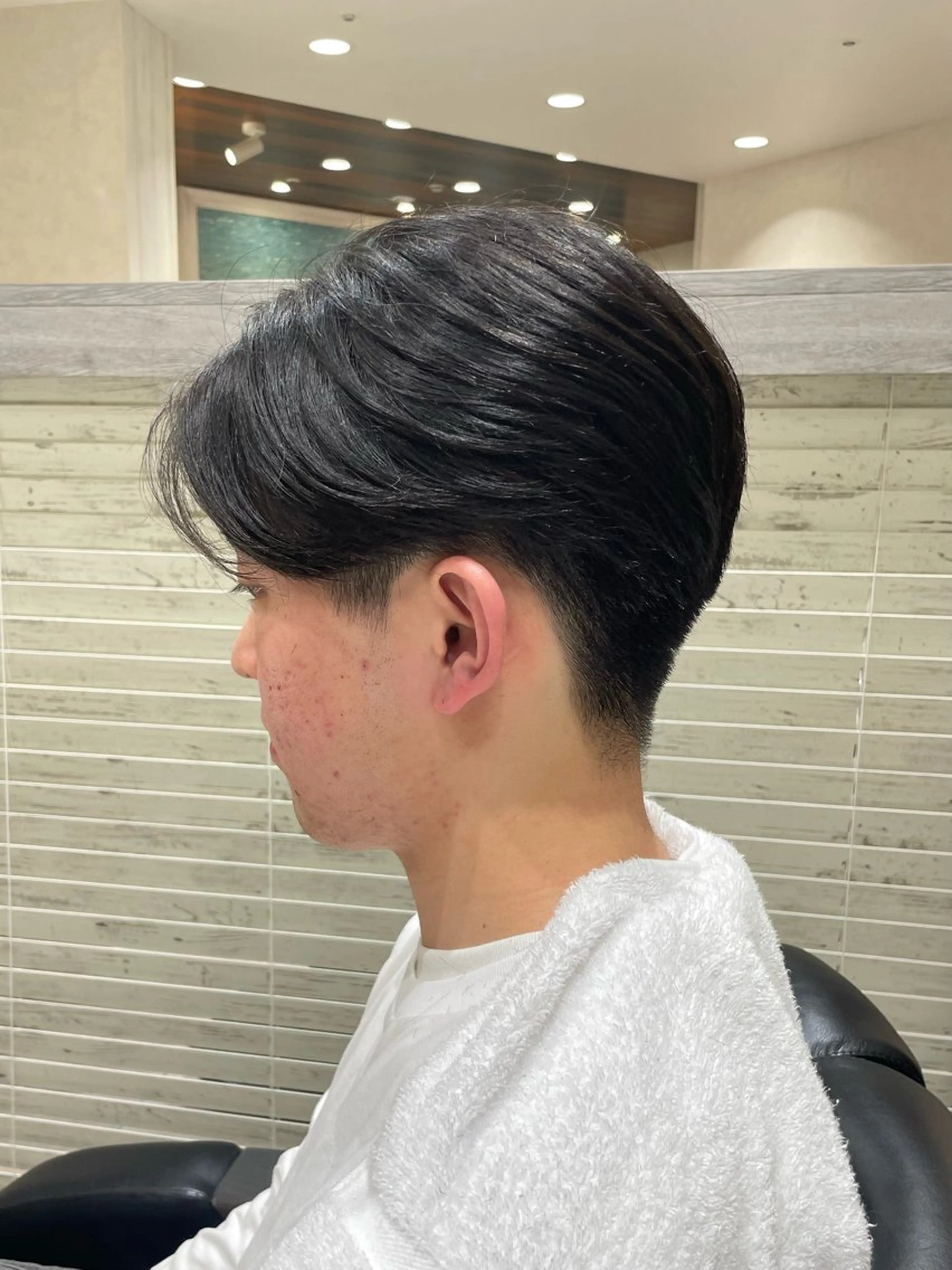 センターパートorマッシュスタイル✂️の写真