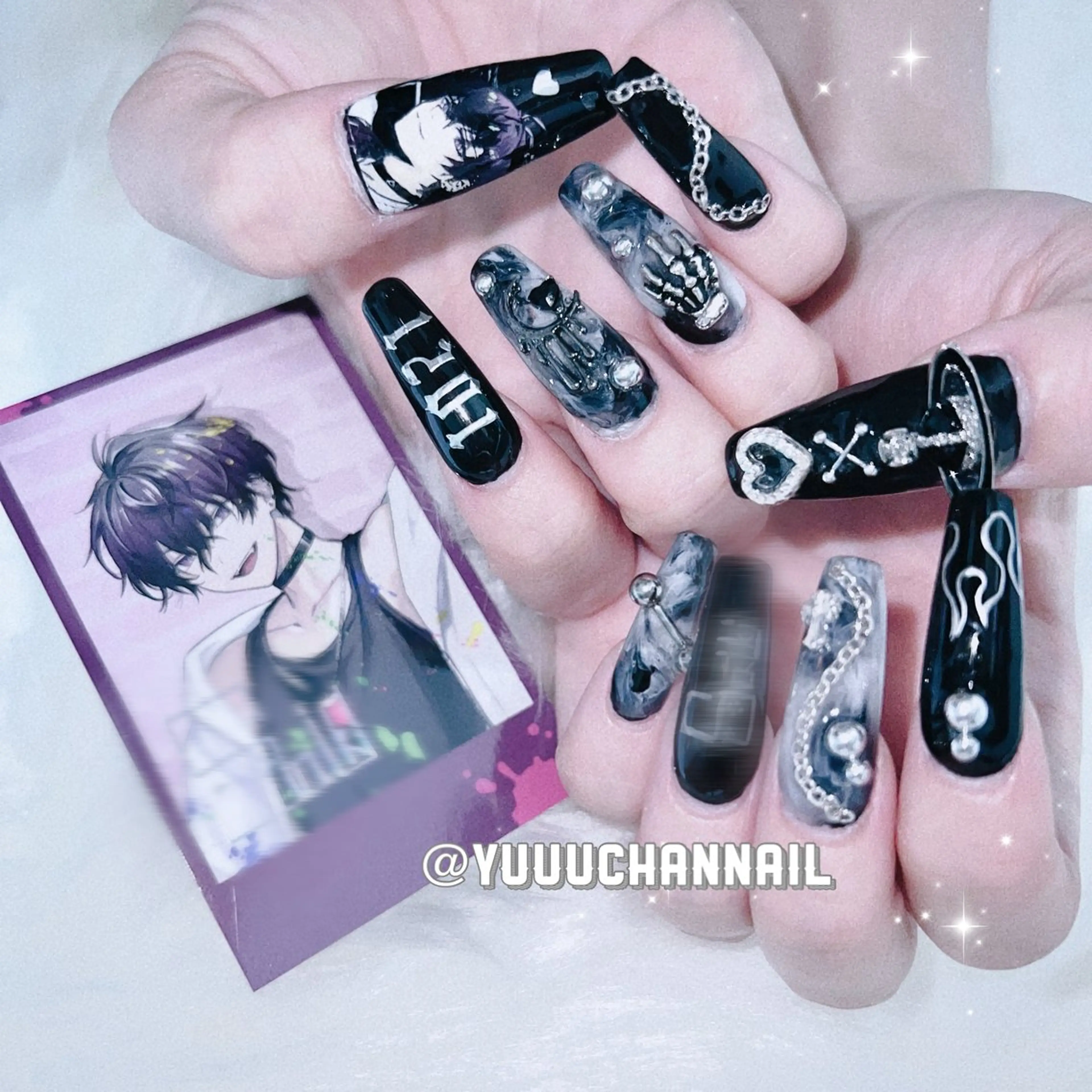 ネイル 痛ネイル🩷渋谷 🧸Yunaのネイルデザイン