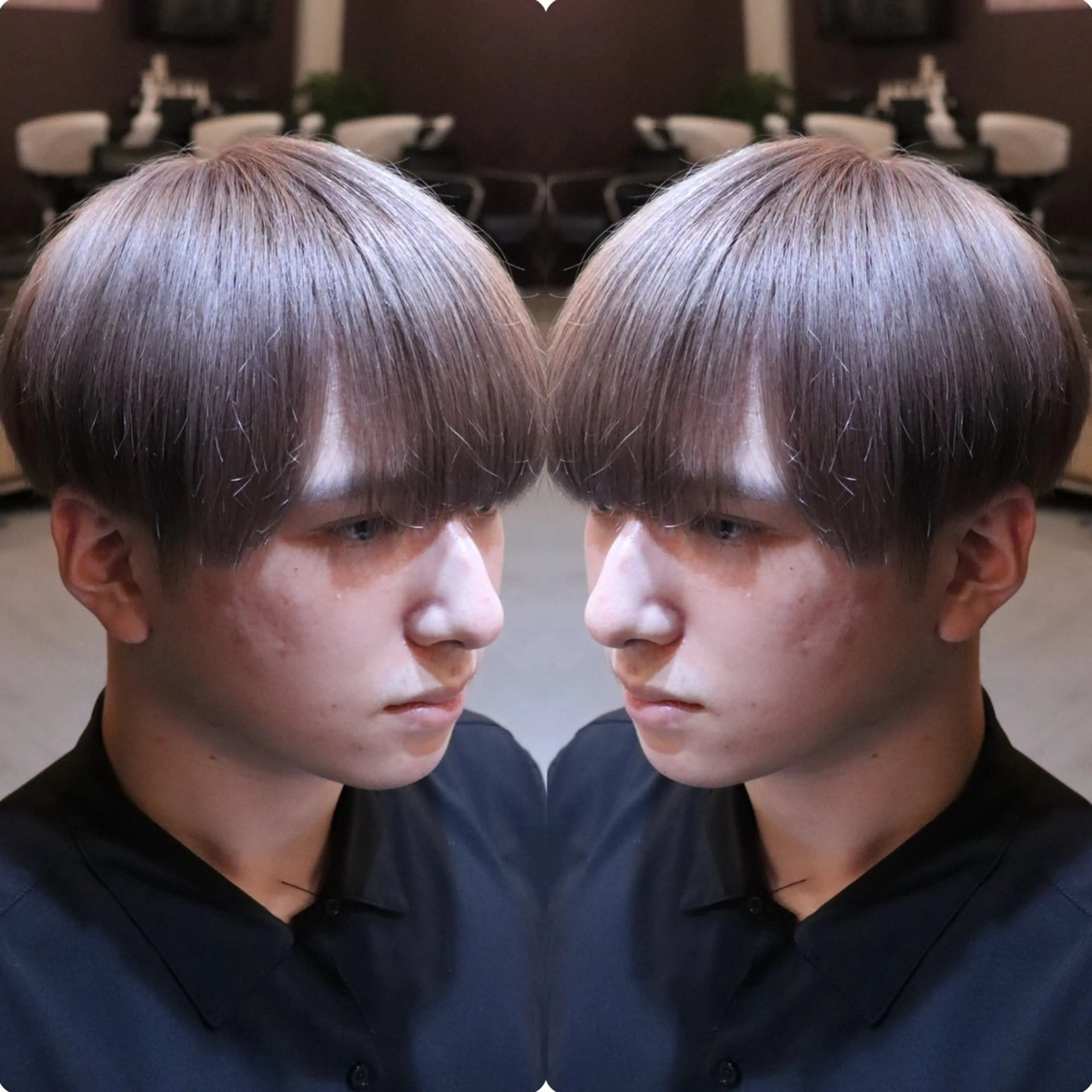 ショート 👑曲がる縮毛矯正 /パーマ👑ショウのヘアスタイル