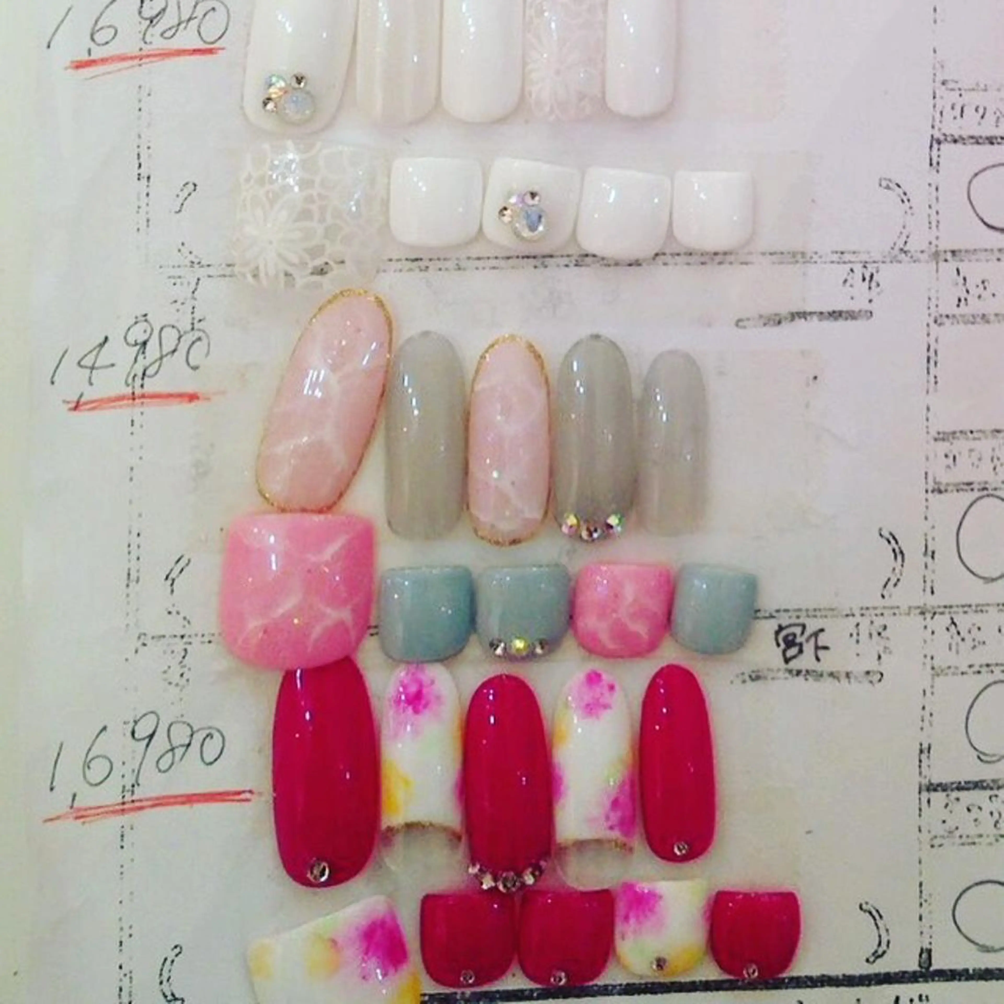 ロング カラー ヘアアレンジ メンズ キッズ ネイル マツエク・マツパ NAILSGOGO shibuyaのネイルデザイン