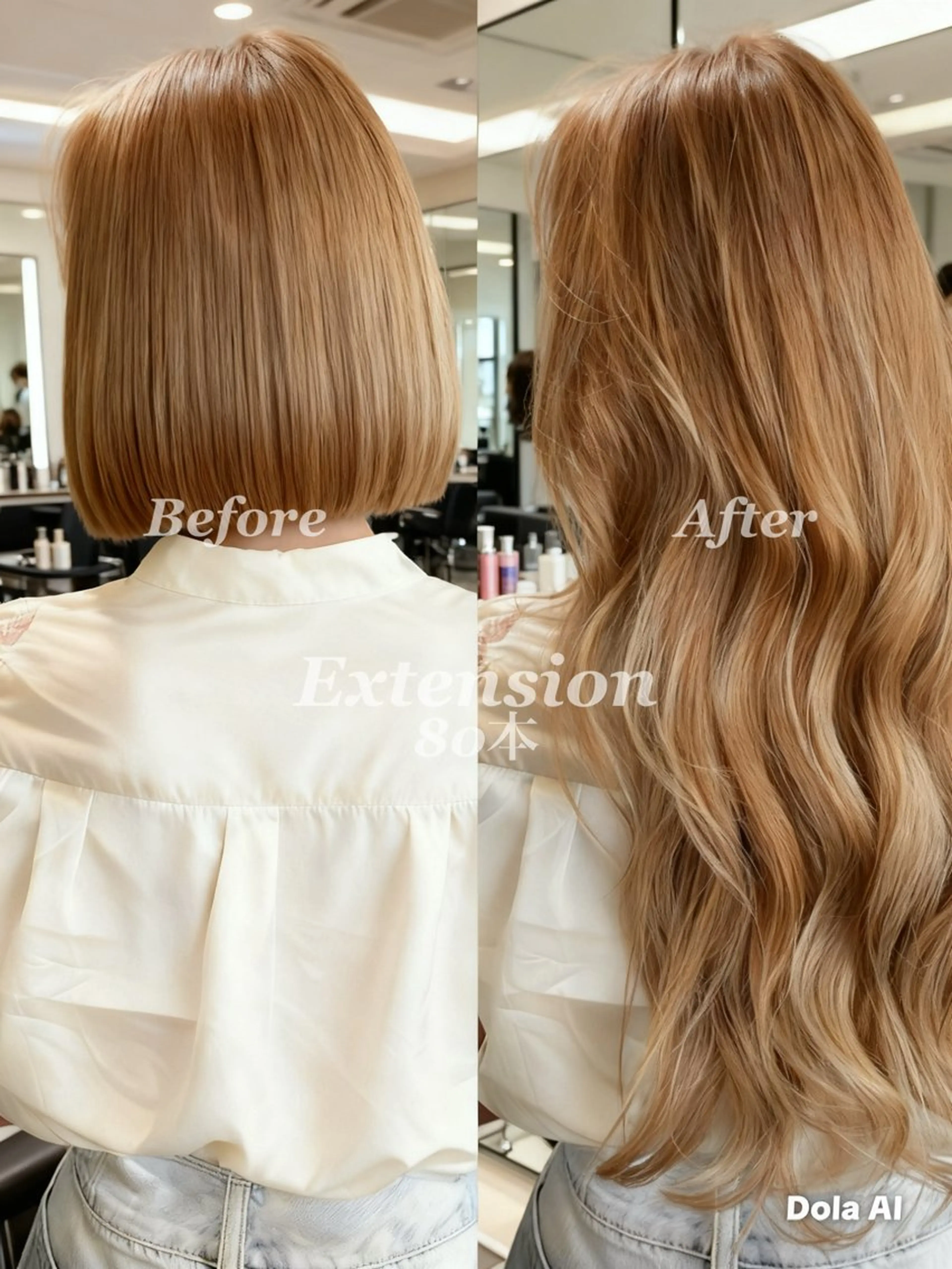 ロング エクステ 艶カラー/エクステ/ 藤原リックのヘアスタイル