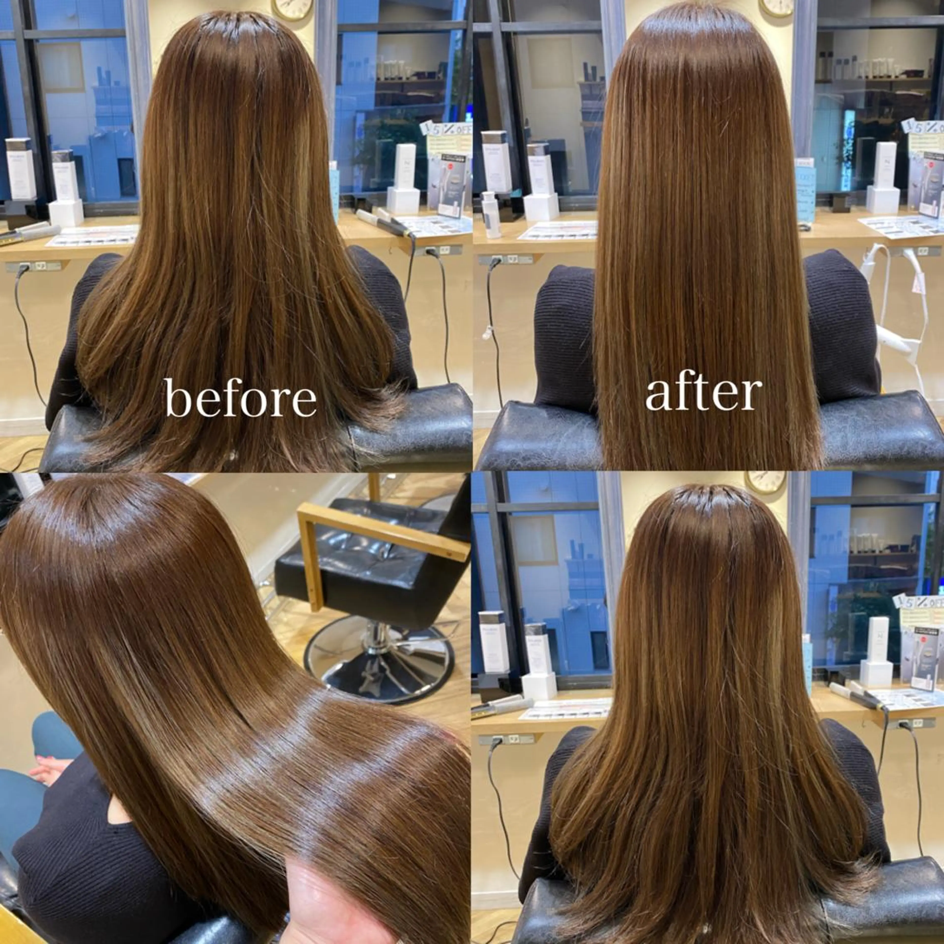 ロング トリートメント 艶カラー/韓国顔周り 🎀mamiのヘアスタイル