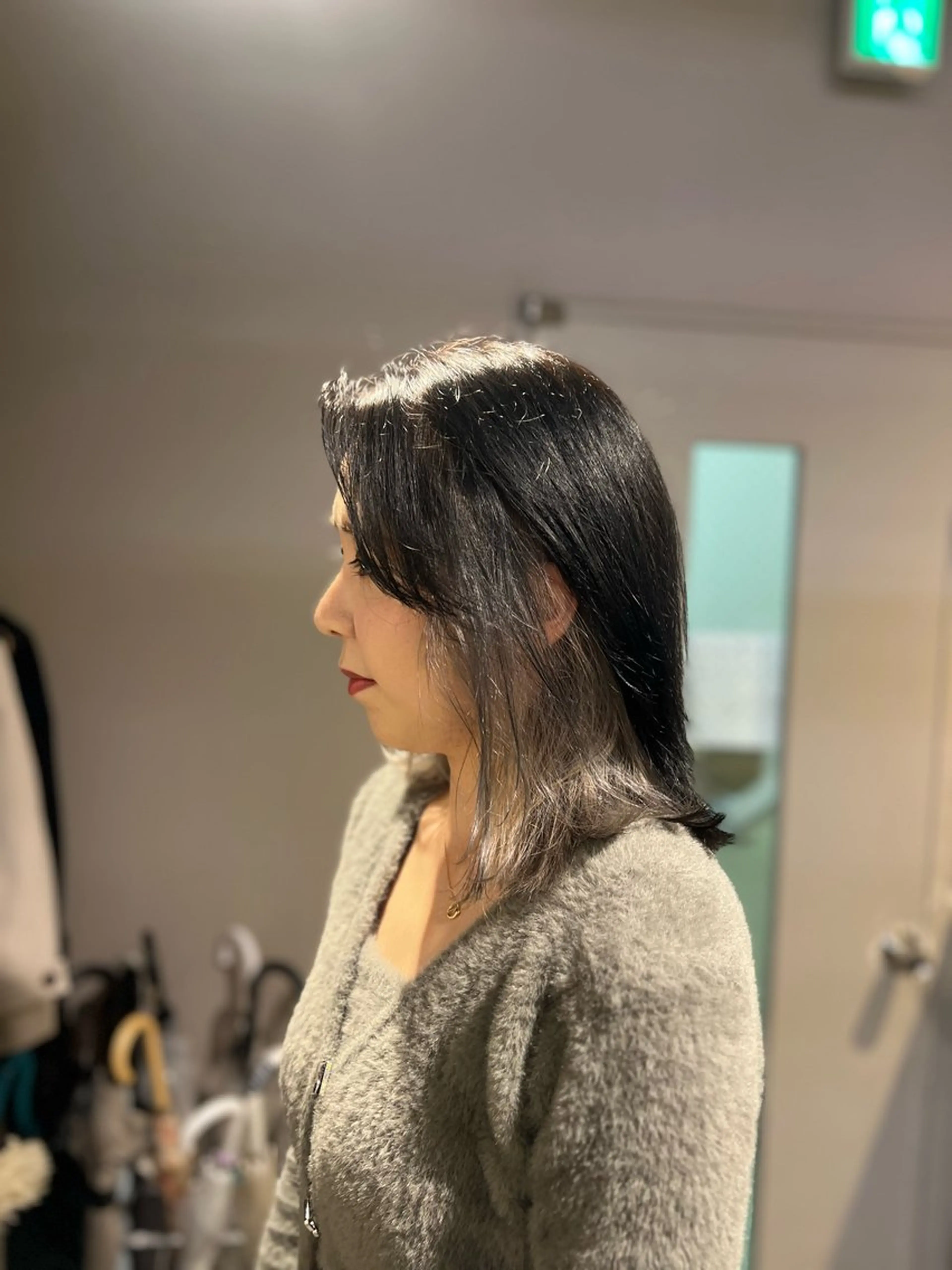 ミディアム カラー ヘアアレンジ カット ヘアカラー トリートメント ヘッドスパ ヘアセット 透明感×韓流ハイ トーン🫧RYUTAのヘアスタイル