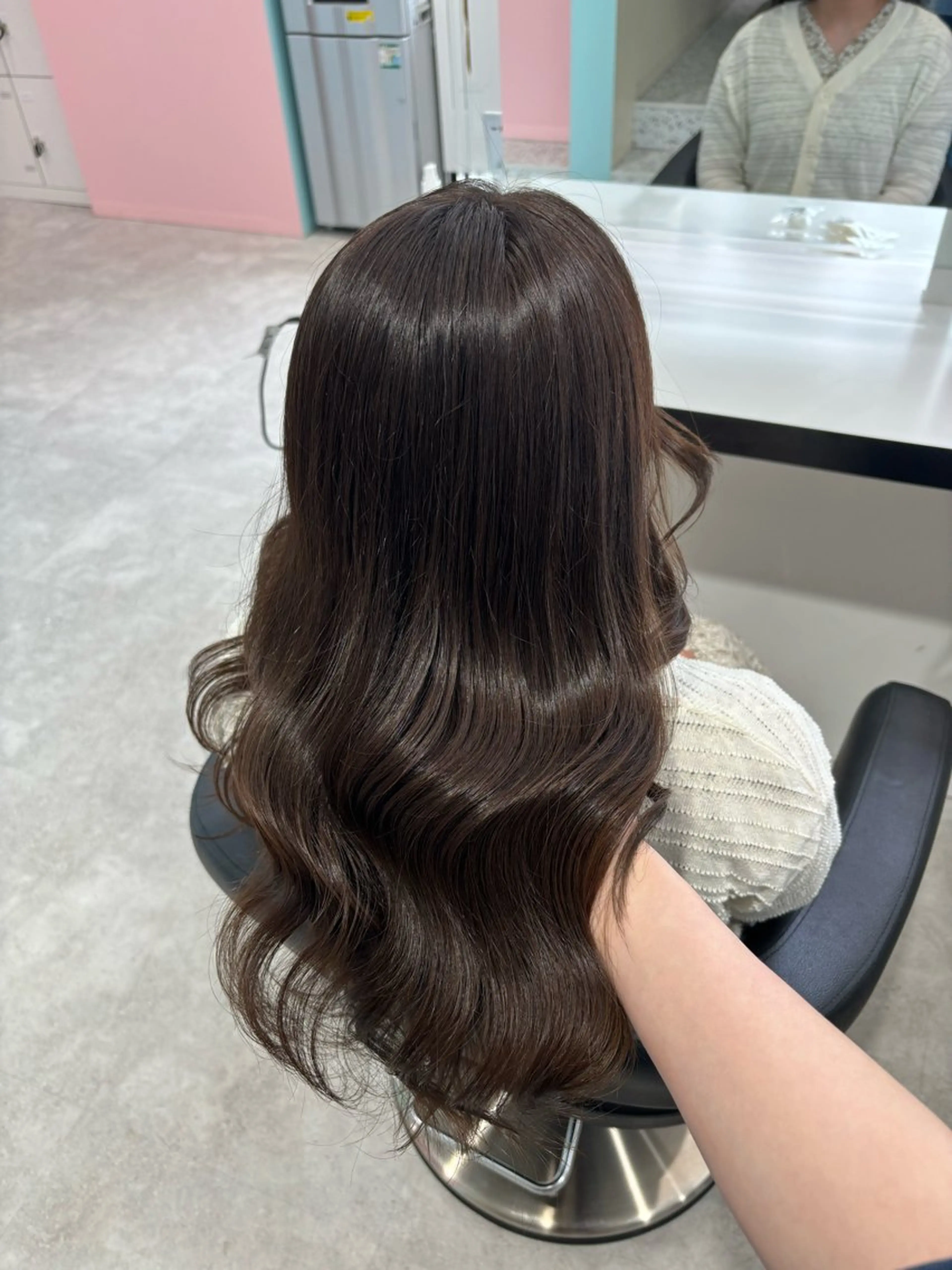 セミロング Wカラー/暖色/べ ージュりく©︎🐝のヘアスタイル