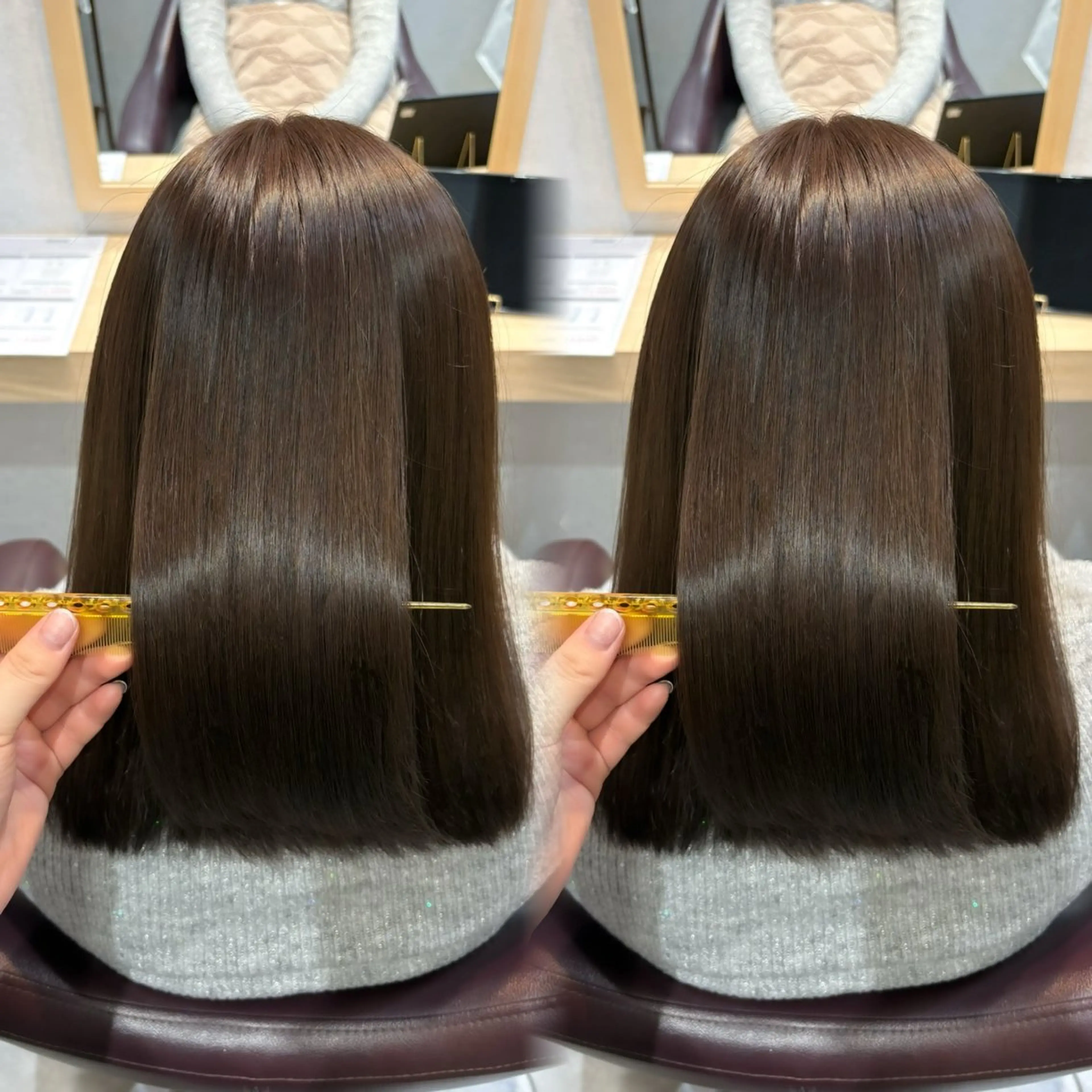 セミロング カラー カット ヘアカラー 透明感/チョコカラー 💍TAMA💍のヘアスタイル