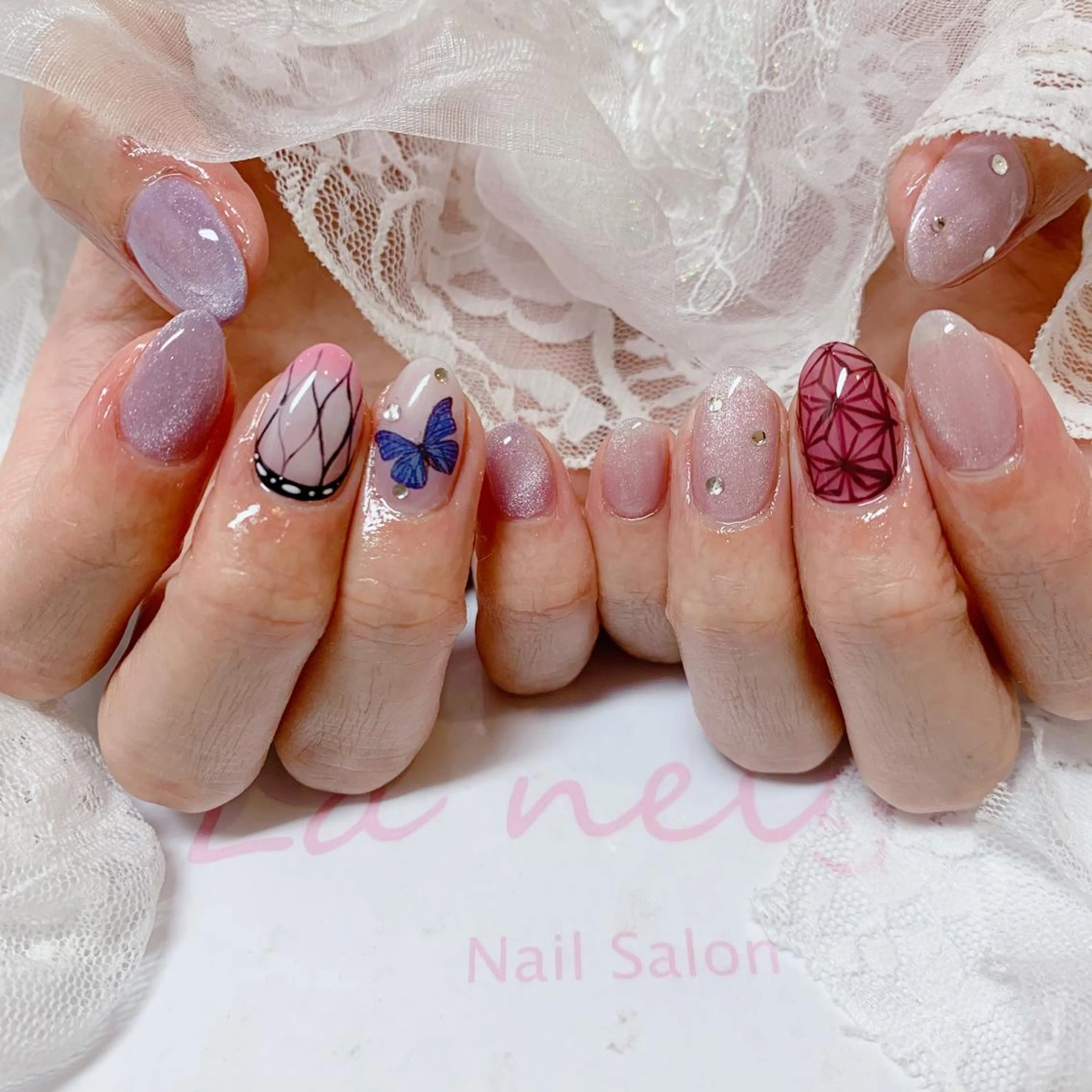 ネイル La neige* yuki 🥯🍑のネイルデザイン