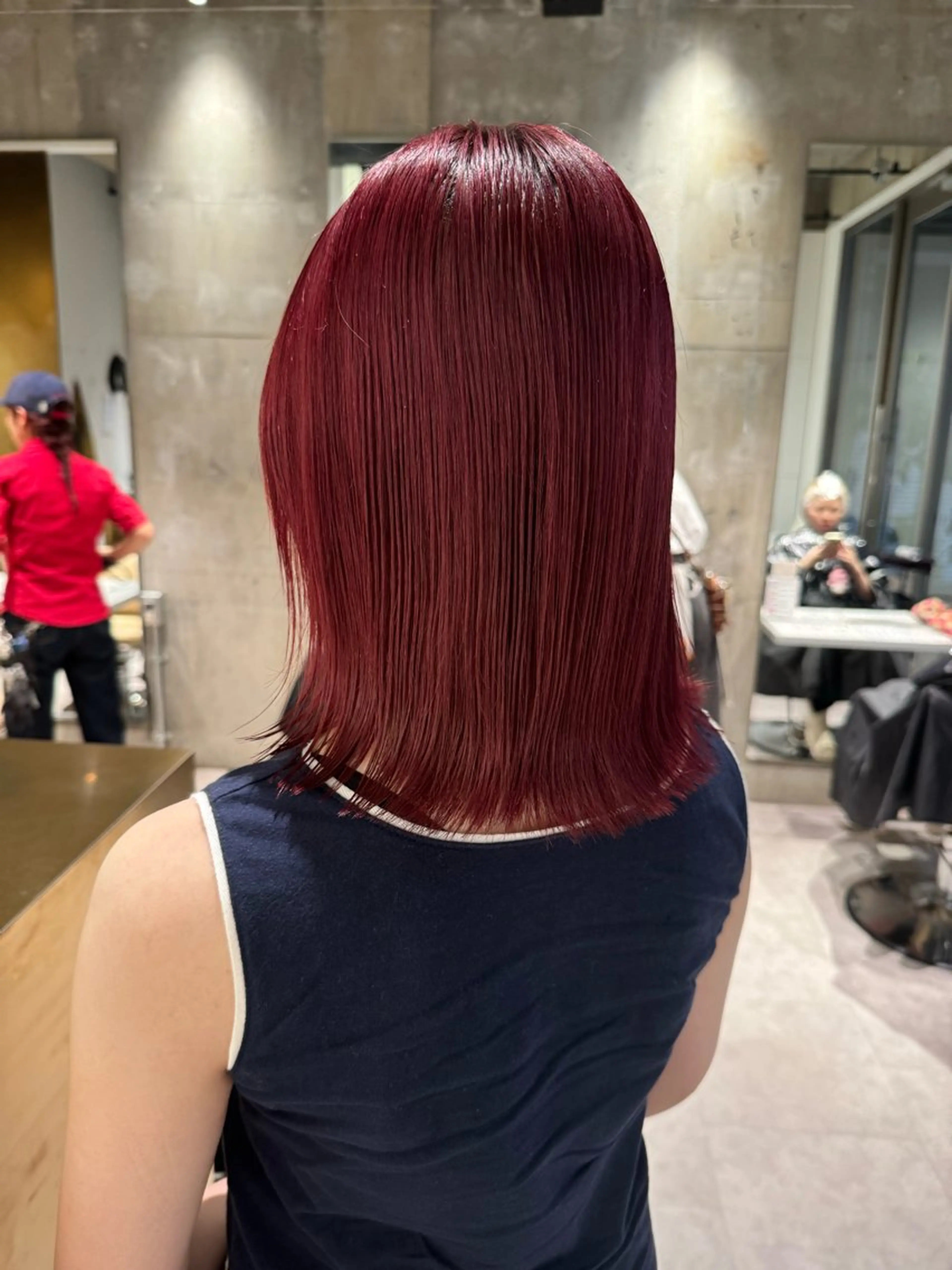 ミディアム カラー カット ヘアカラー トリートメント 美髪矯正/ハイトーン 🪸🩰ヒナコのヘアスタイル