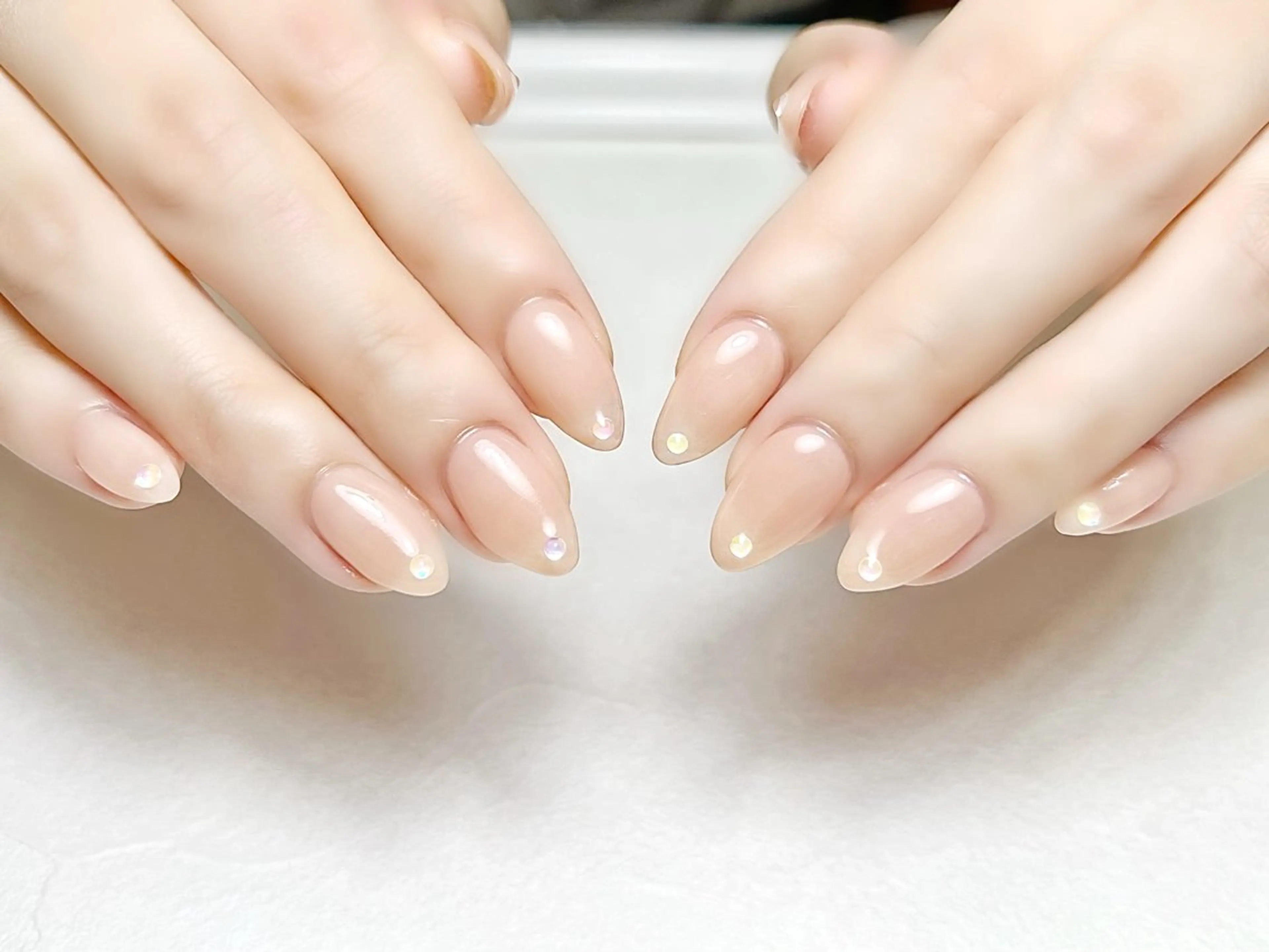 ネイル オフィスネイル ワンカラーネイル rouse nail RISATOのネイルデザイン