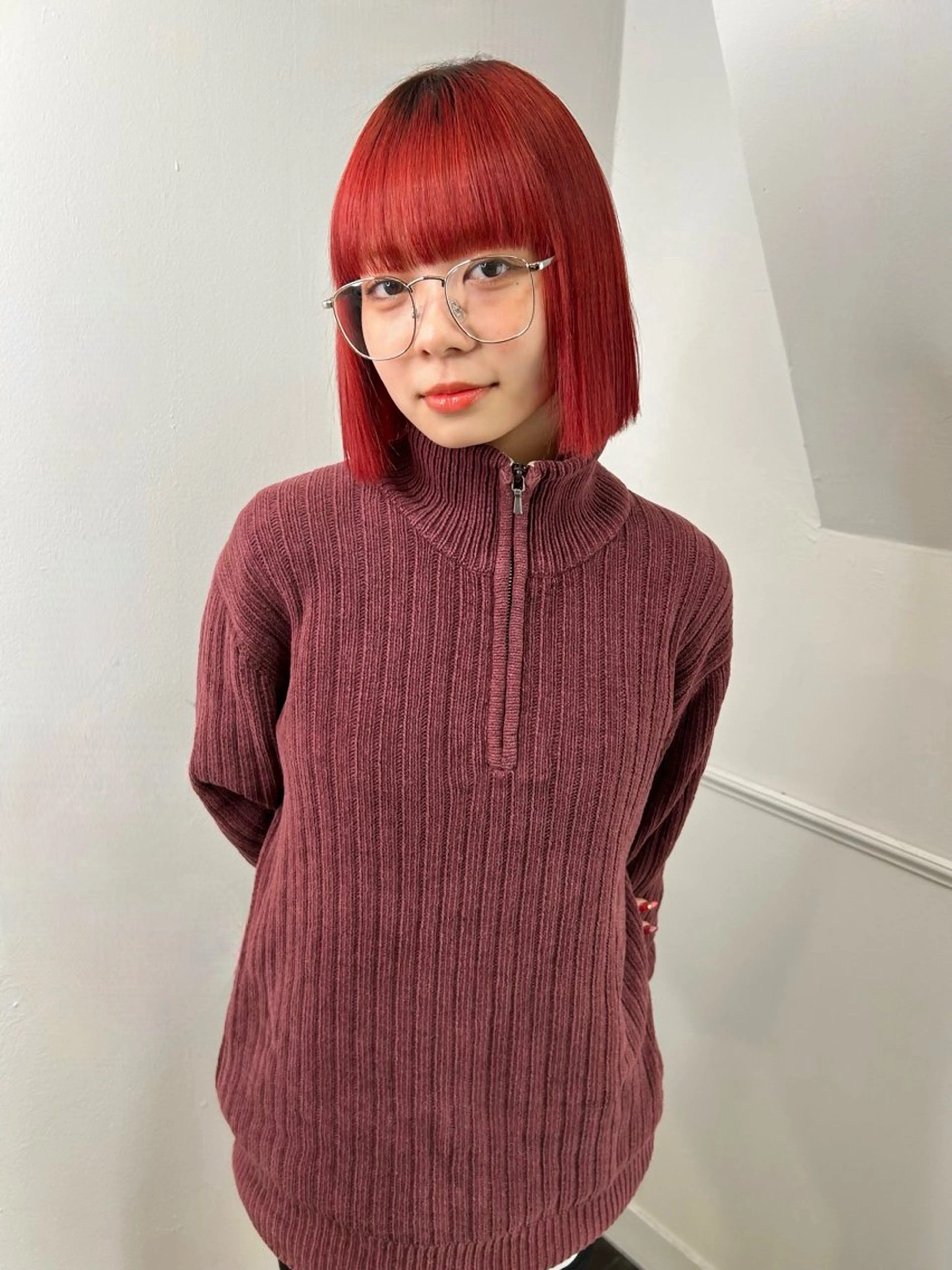 ミディアム カラー land所属・透明感カラー/レイヤ ー🌙Honokaのヘアスタイル