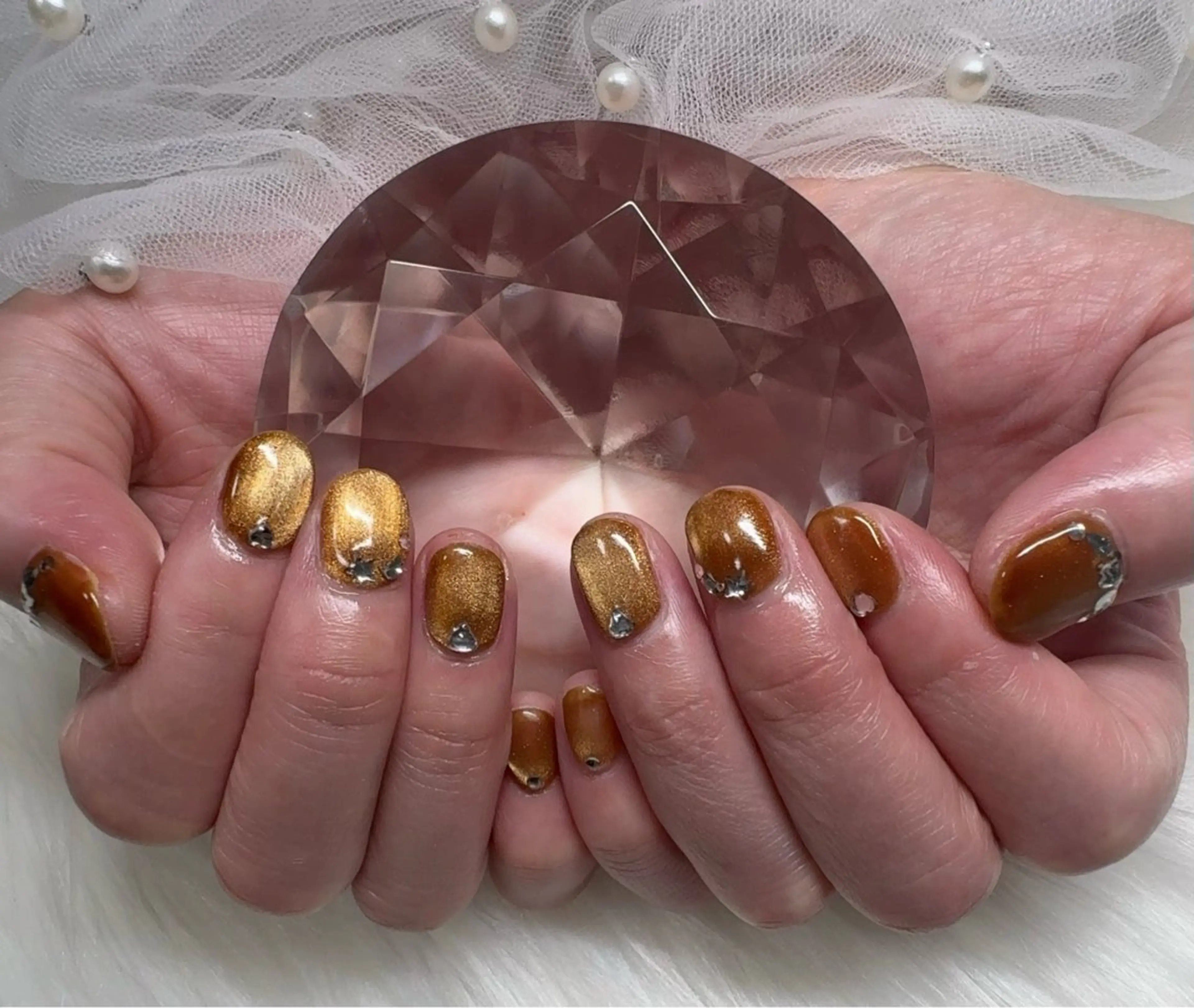 ネイル ハンドネイル ハッピーネイル所属・ハッピーネイル 蘭のネイルデザイン