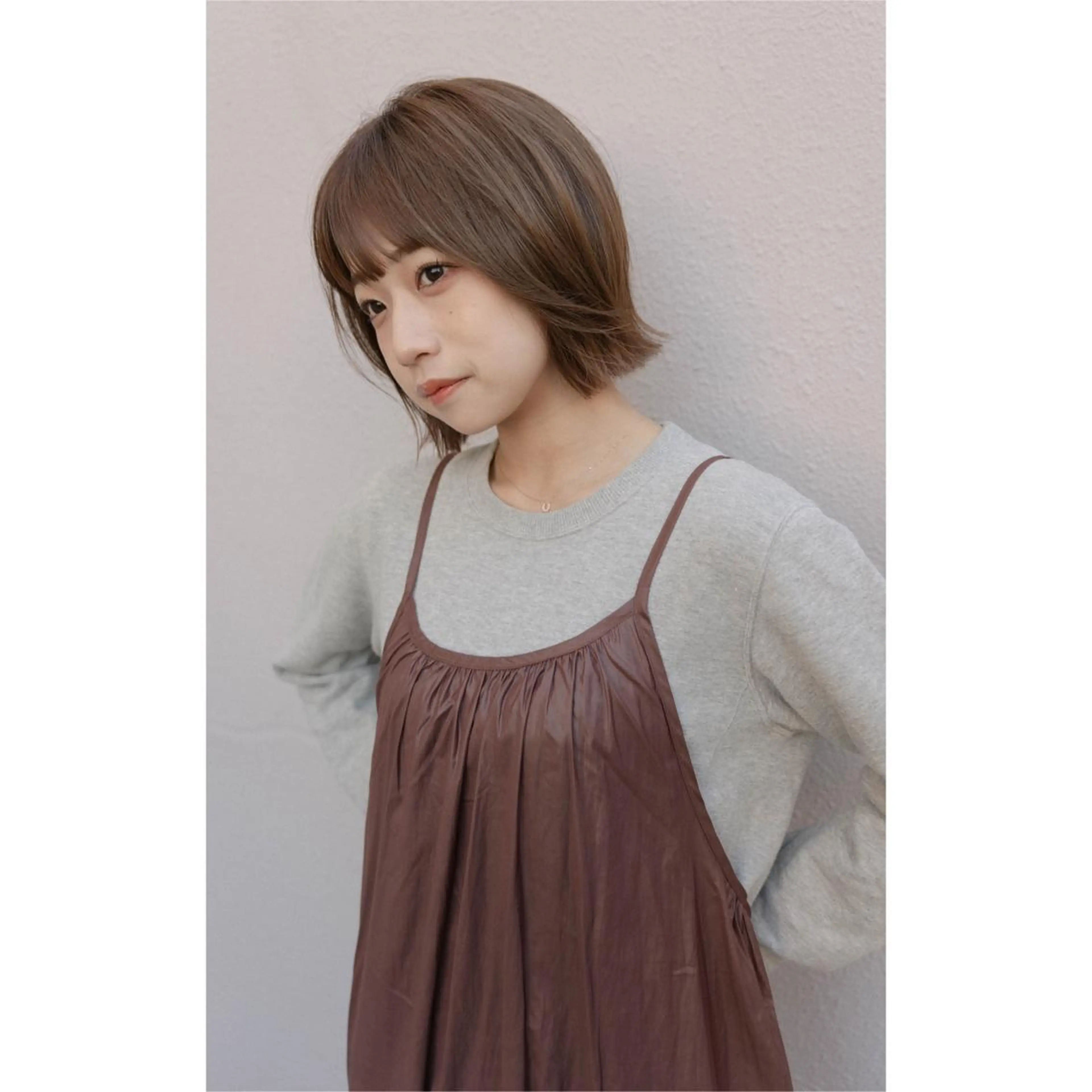 ショート タンバルモリパーマ 礒井メンキのヘアスタイル