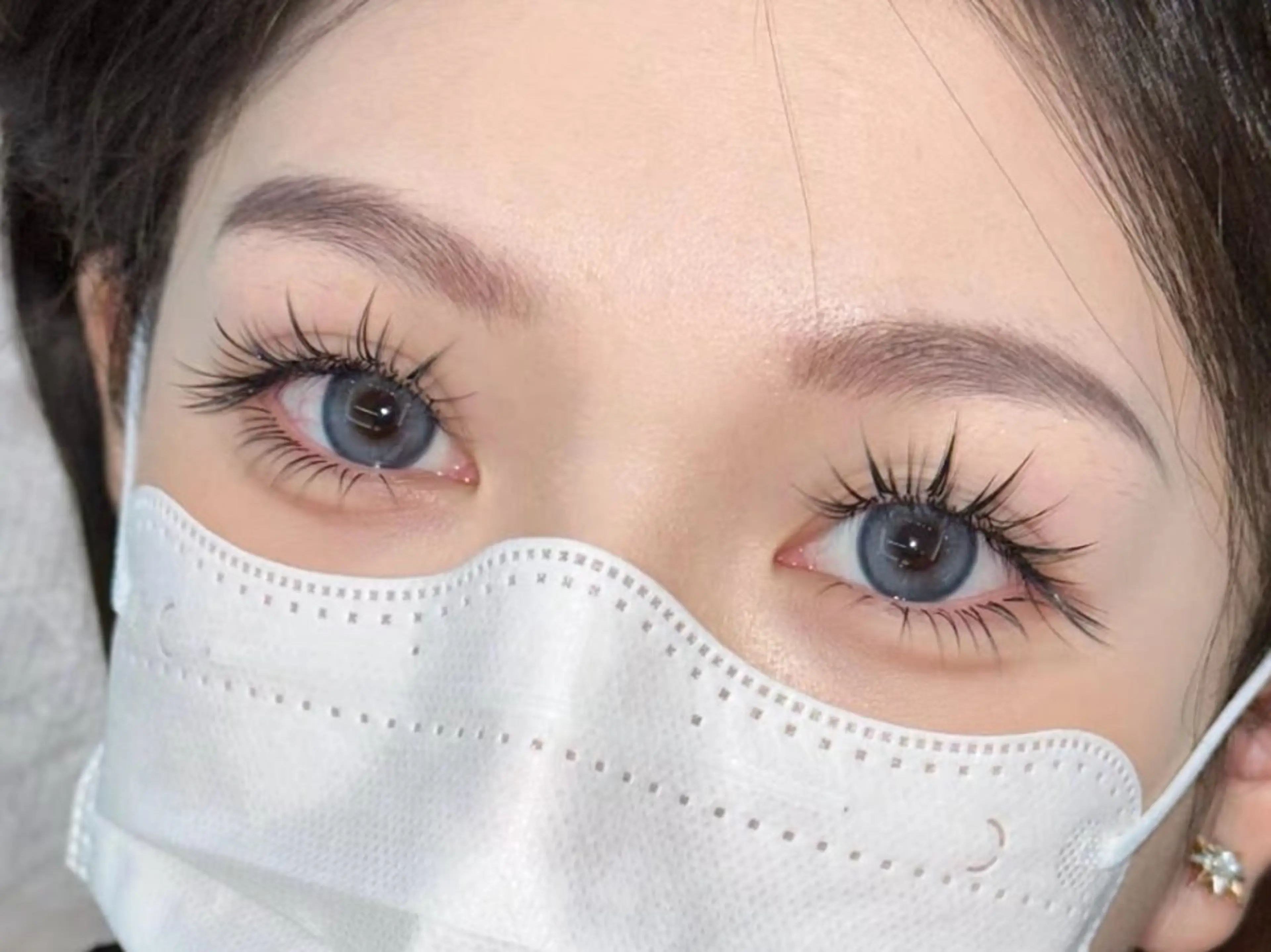 マツエク・マツパ 束感まつ毛 カラーマツエク フラットラッシュ パリジェンヌラッシュリフト まつげパーマ マツエク 🍓 KaNan🍓のマツエク・マツパデザイン