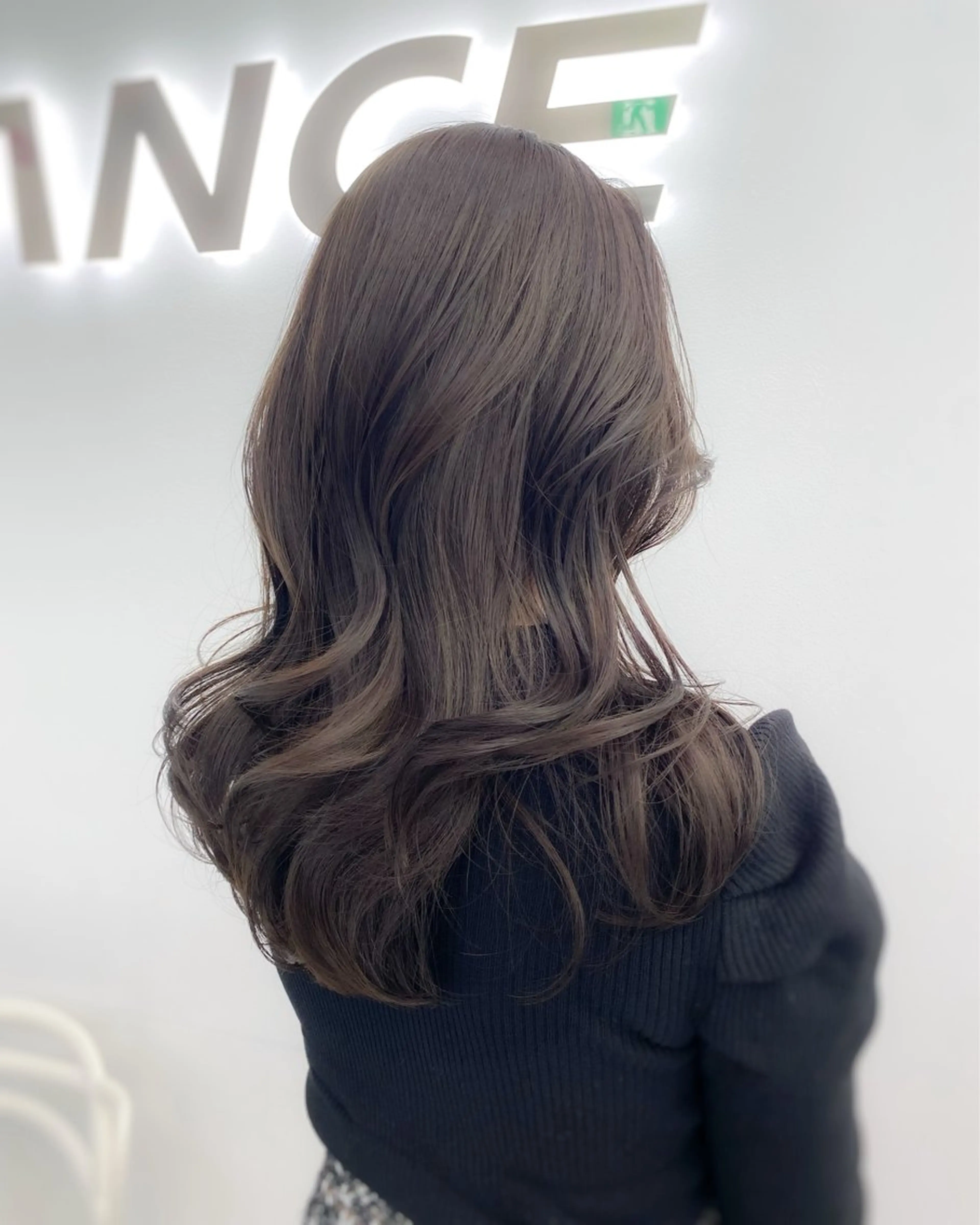 ロング ヘアカラー トリートメント GO TODAY 原宿Verno店所属・韓国系支持率No.1 レイヤー特化/きょうのヘアスタイル