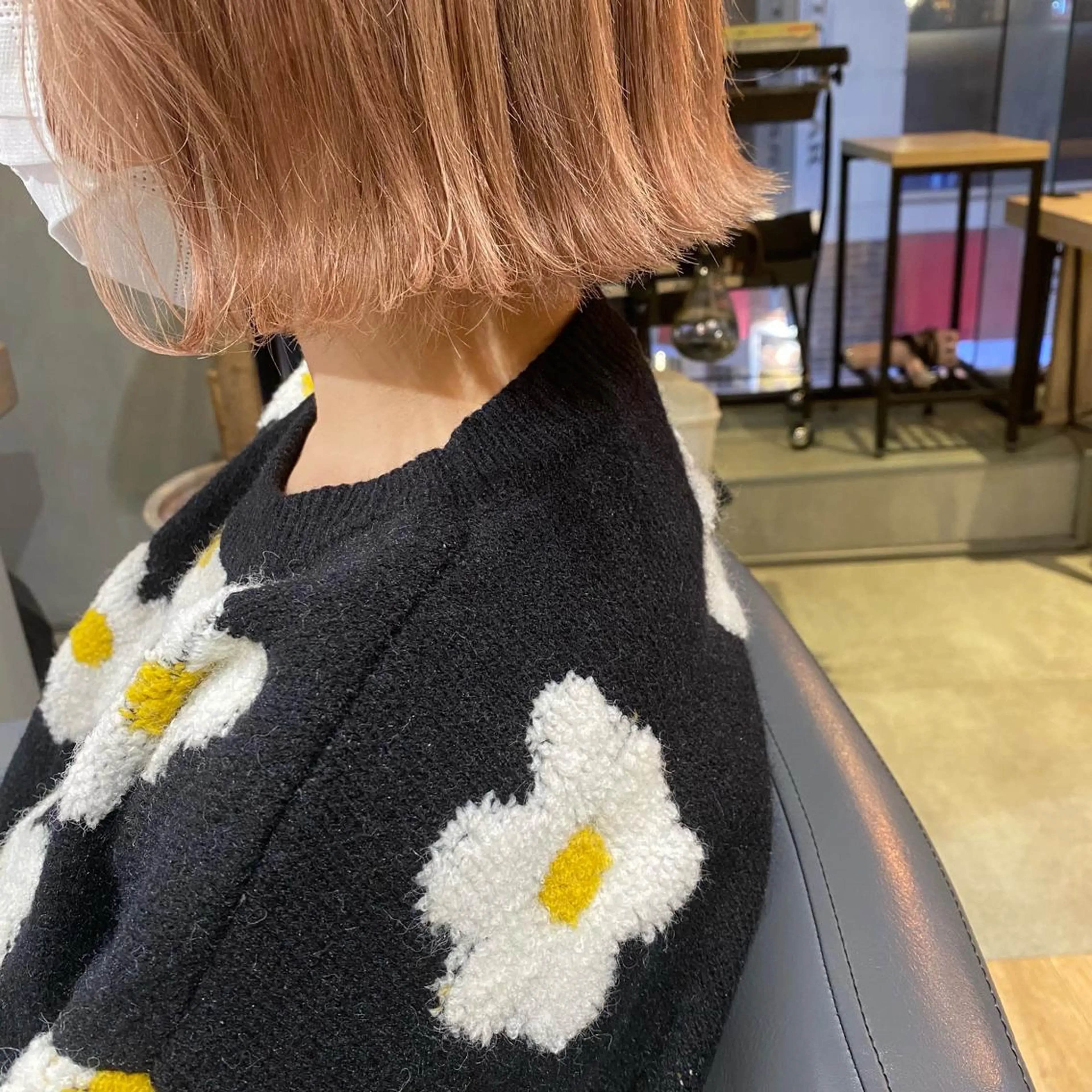 ミディアム ボブ 美髪・シールエクステ ホソタニリョウコのヘアスタイル