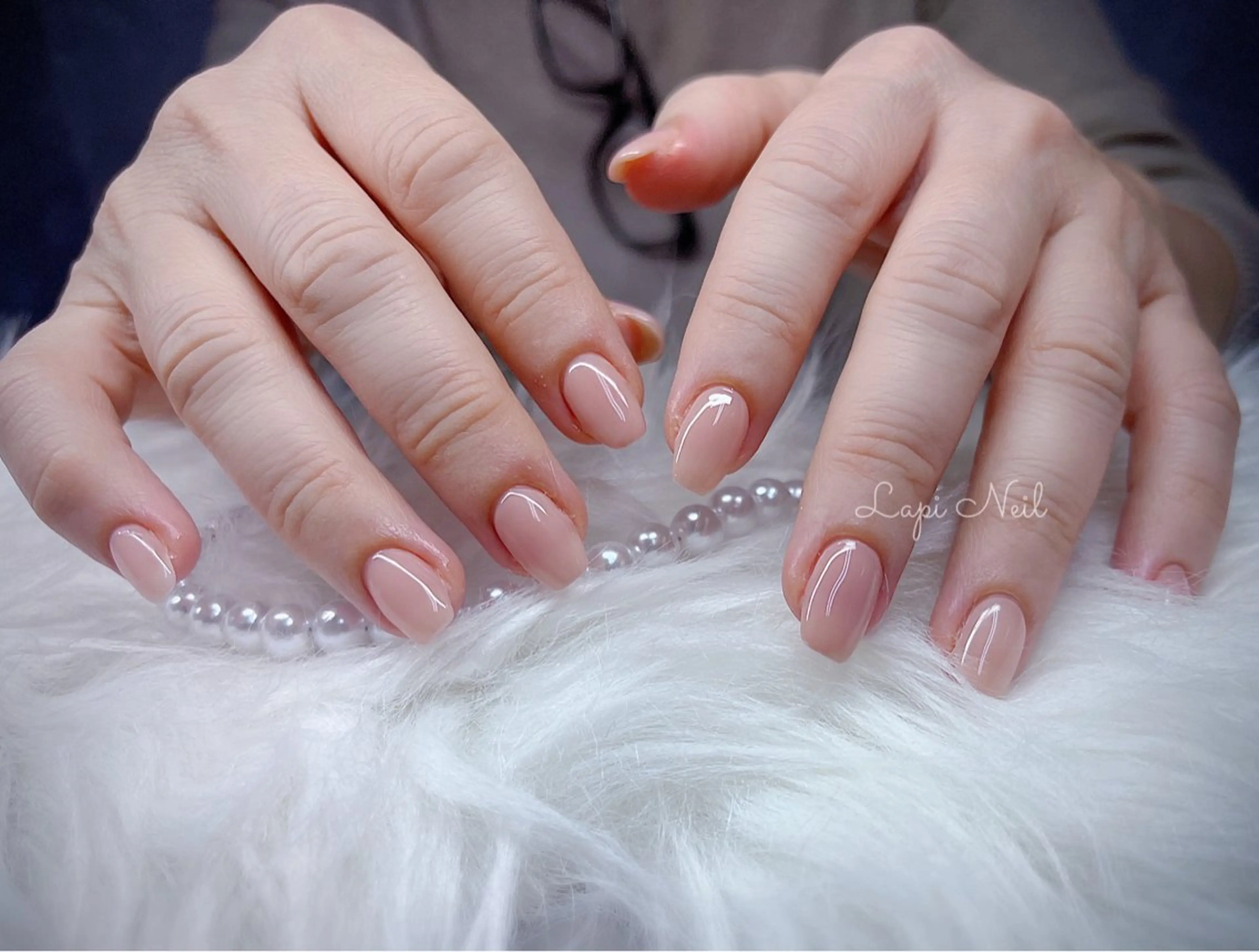 ネイル ハンドネイル Lapi Nail 🩷長さ出し特化のネイルデザイン