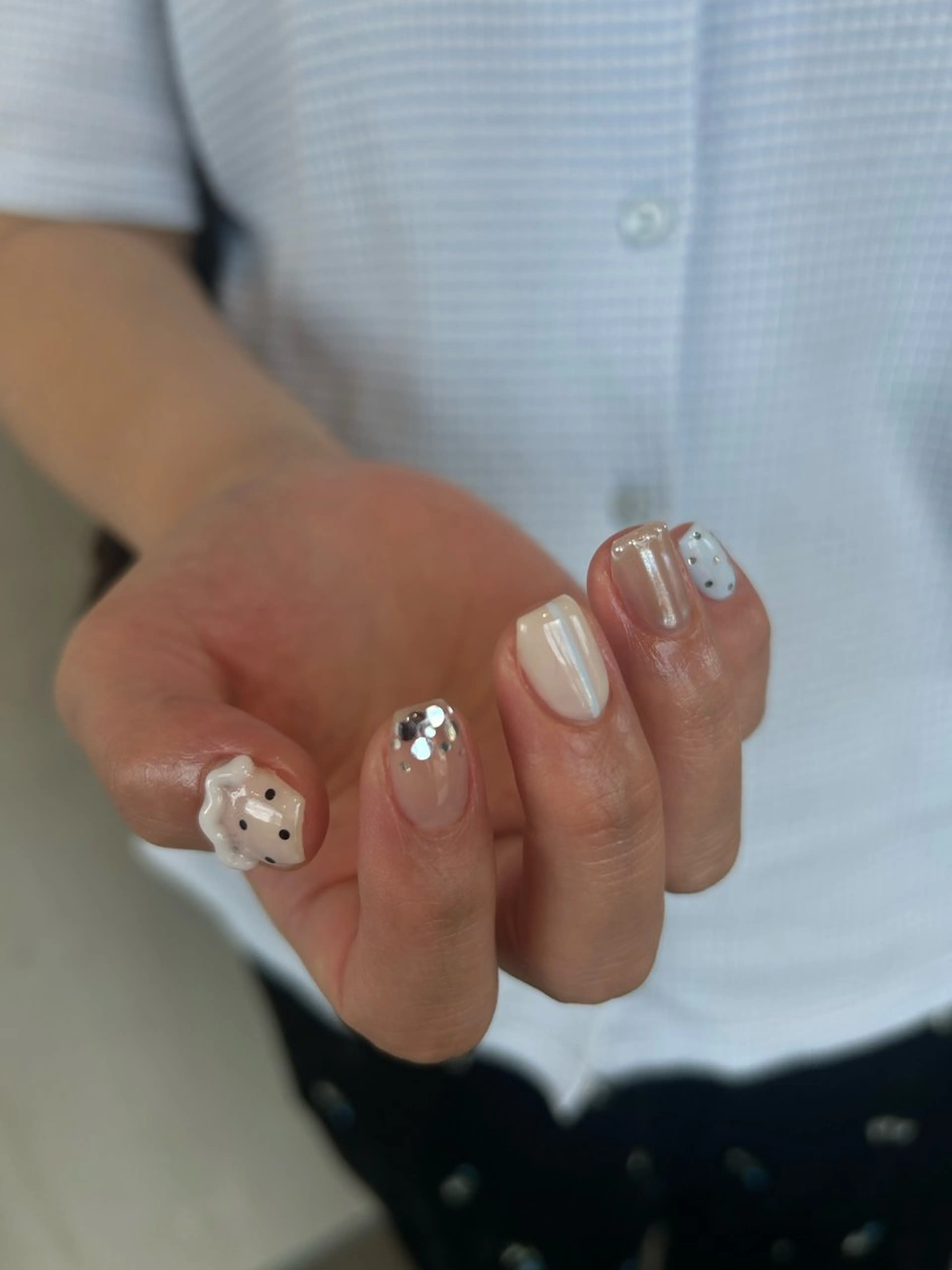 ネイル ガーリー ハンドネイル tote. harunaのネイルデザイン