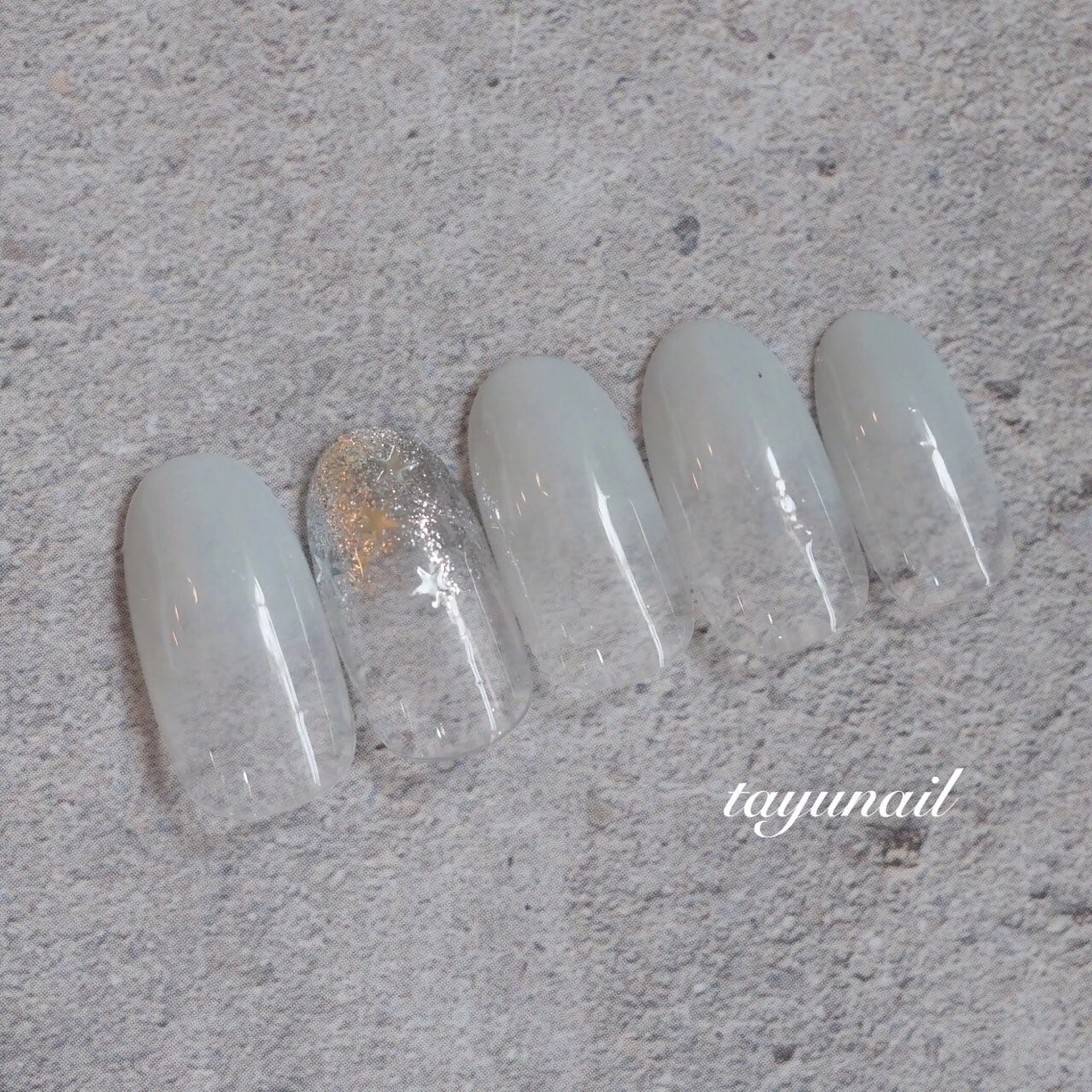 ネイル アートネイル ジェルネイル パラジェル シンプルネイル 夏ネイル ハンドネイル ネイルサロン・ネイルスクール　たゆnail所属・ネイルサロン 【たゆnail】のネイルデザイン