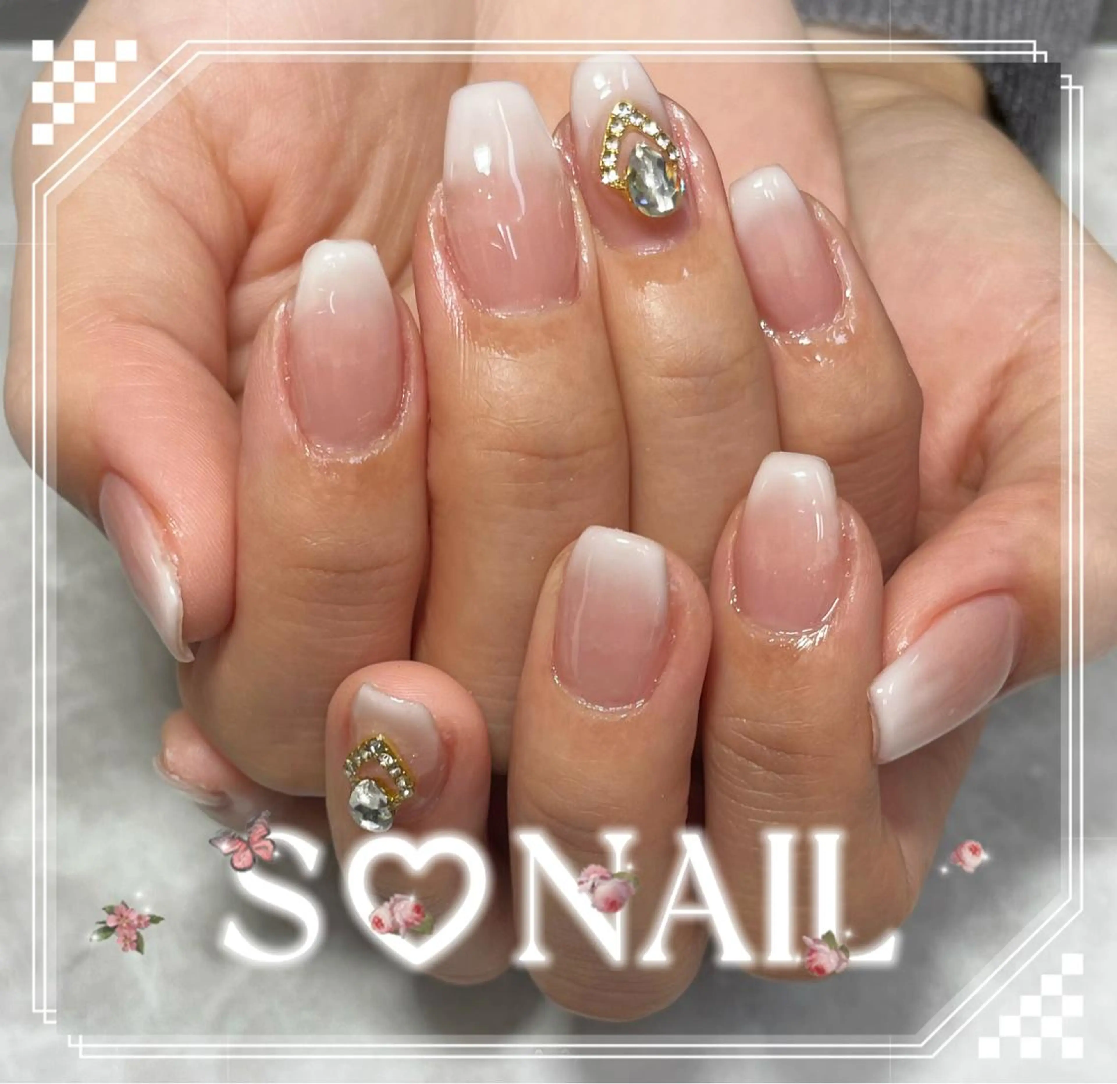 ネイル グラデーション ハンドネイル S♡NAIL所属・S.NAIL Suuのネイルデザイン