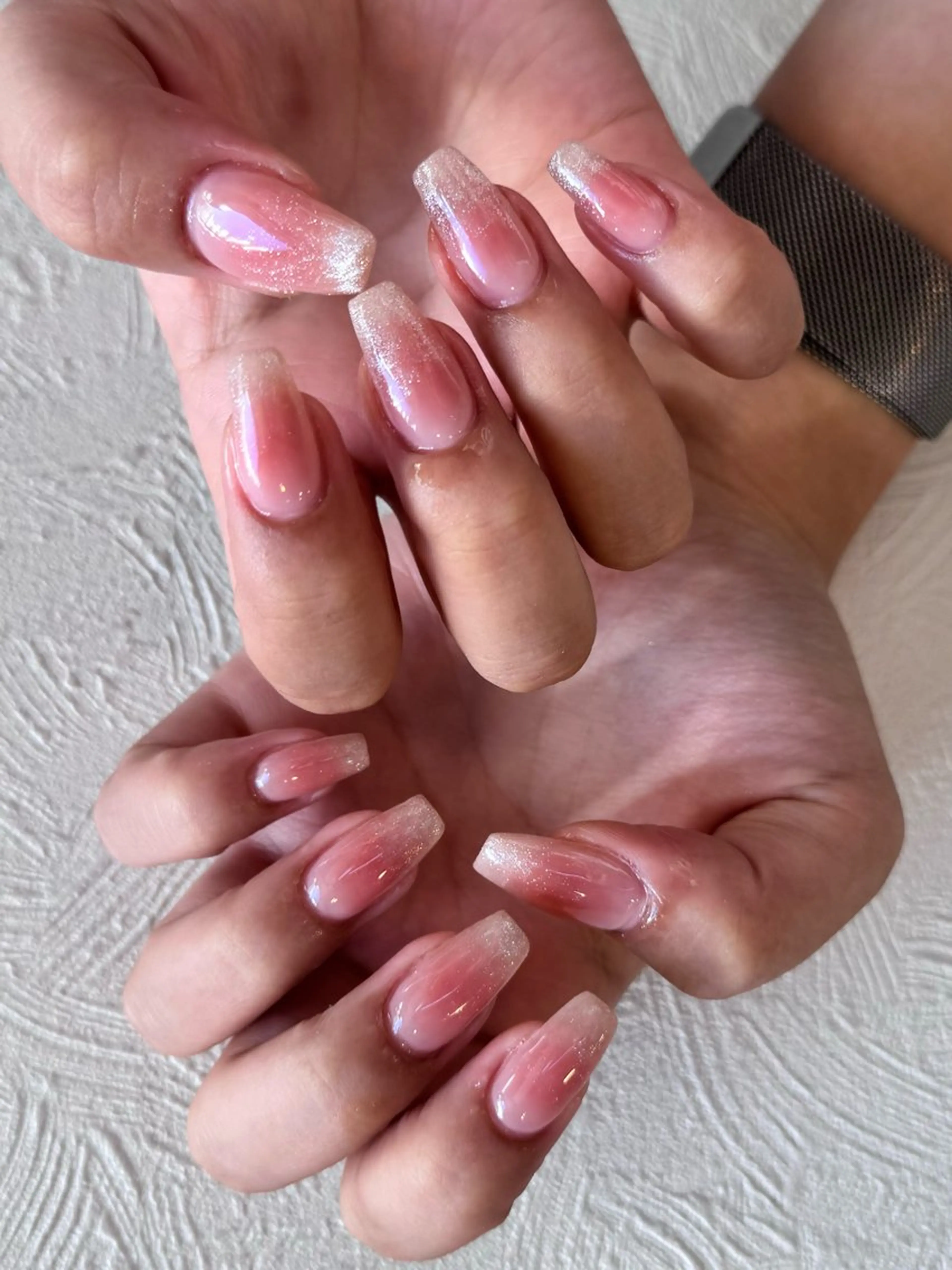 ネイル フレンチネイル 韓国ネイル マグネットネイル メンズネイル ニュアンスネイル ハンドネイル GRANDE大須 Cecil💜のネイルデザイン