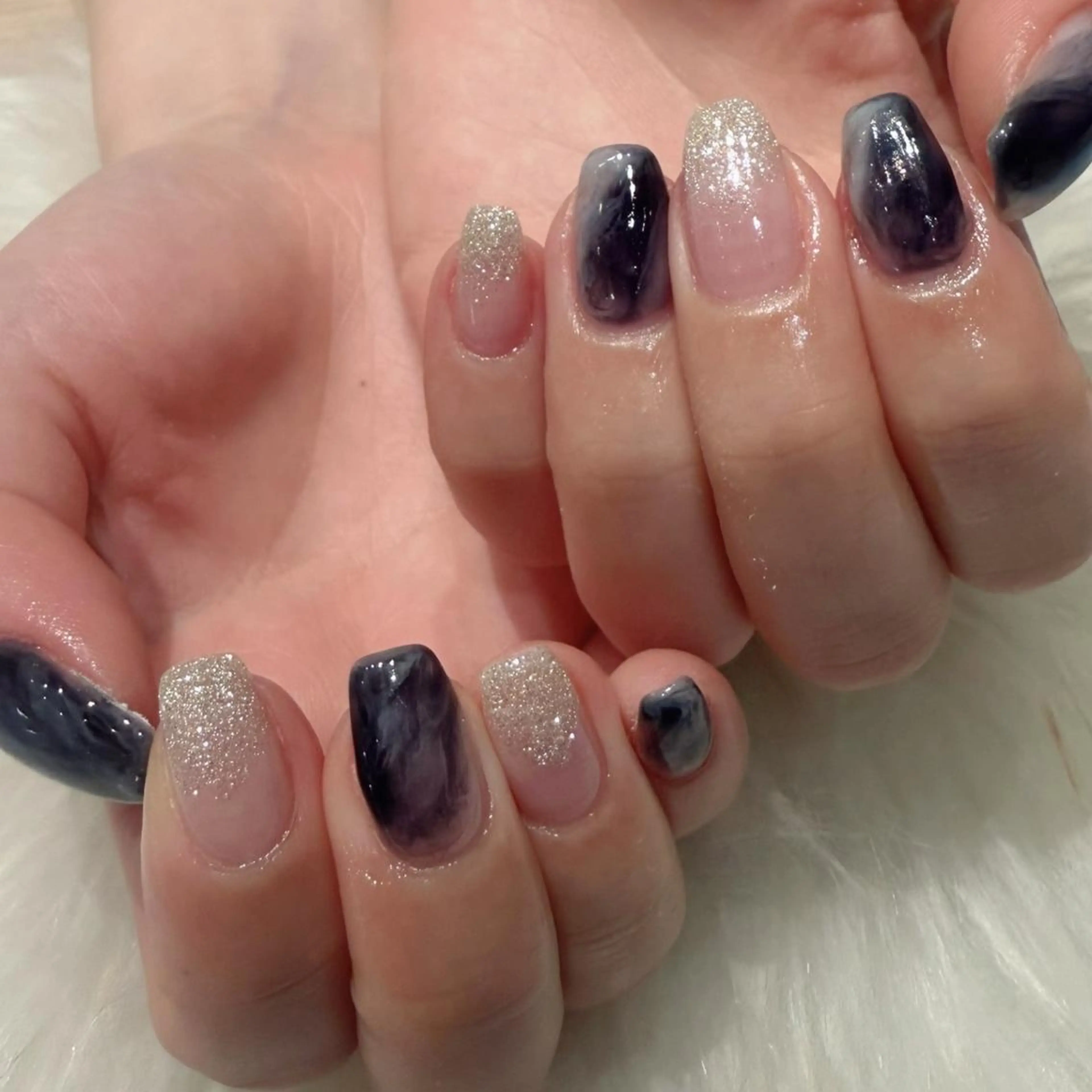 ネイル ニュアンスネイル Kanai Harukaのネイルデザイン