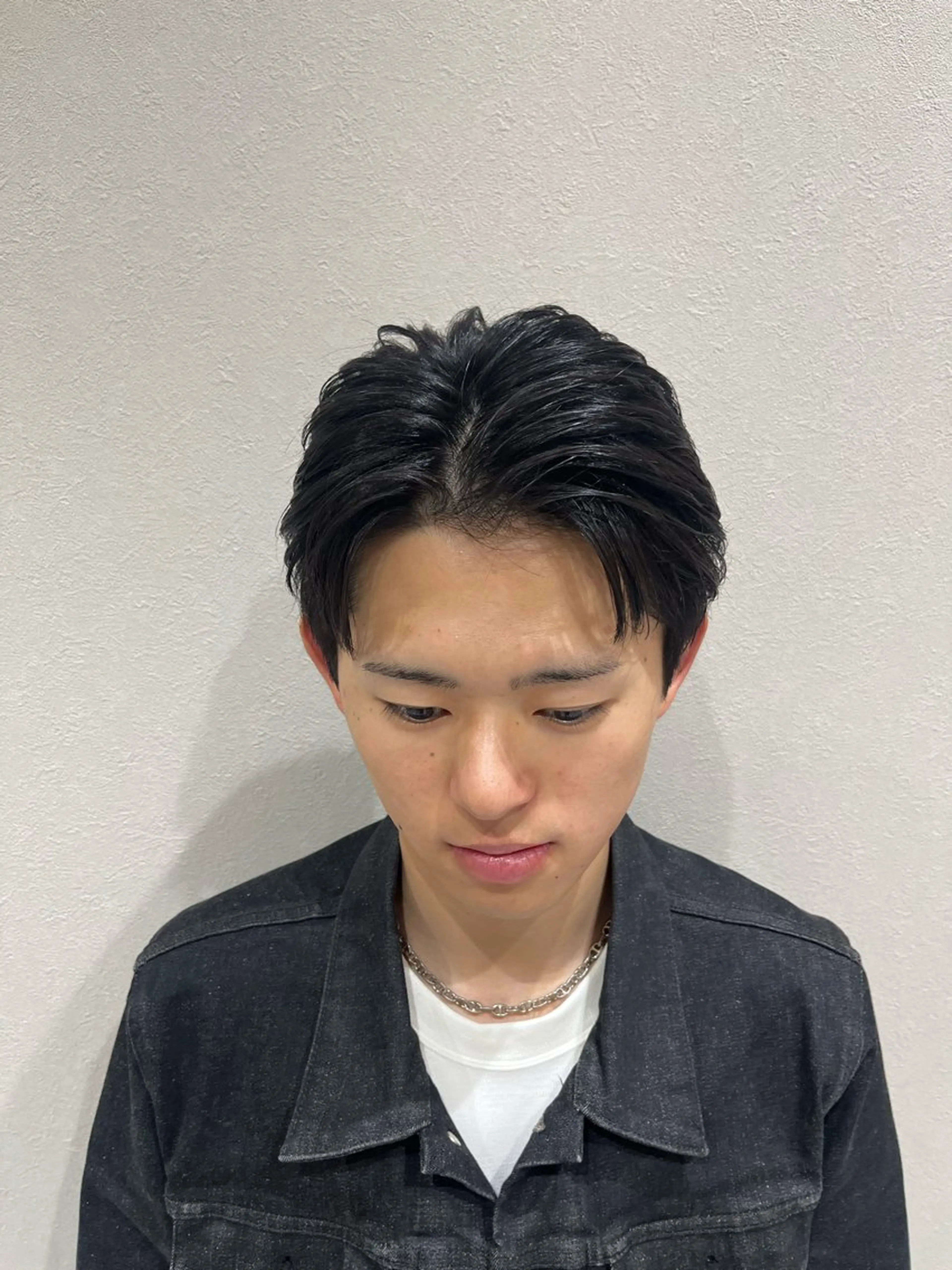 メンズ メンズ就活ヘア 刈り上げ カット トリートメント Ken 縮毛矯正/韓国風ヘアのヘアスタイル