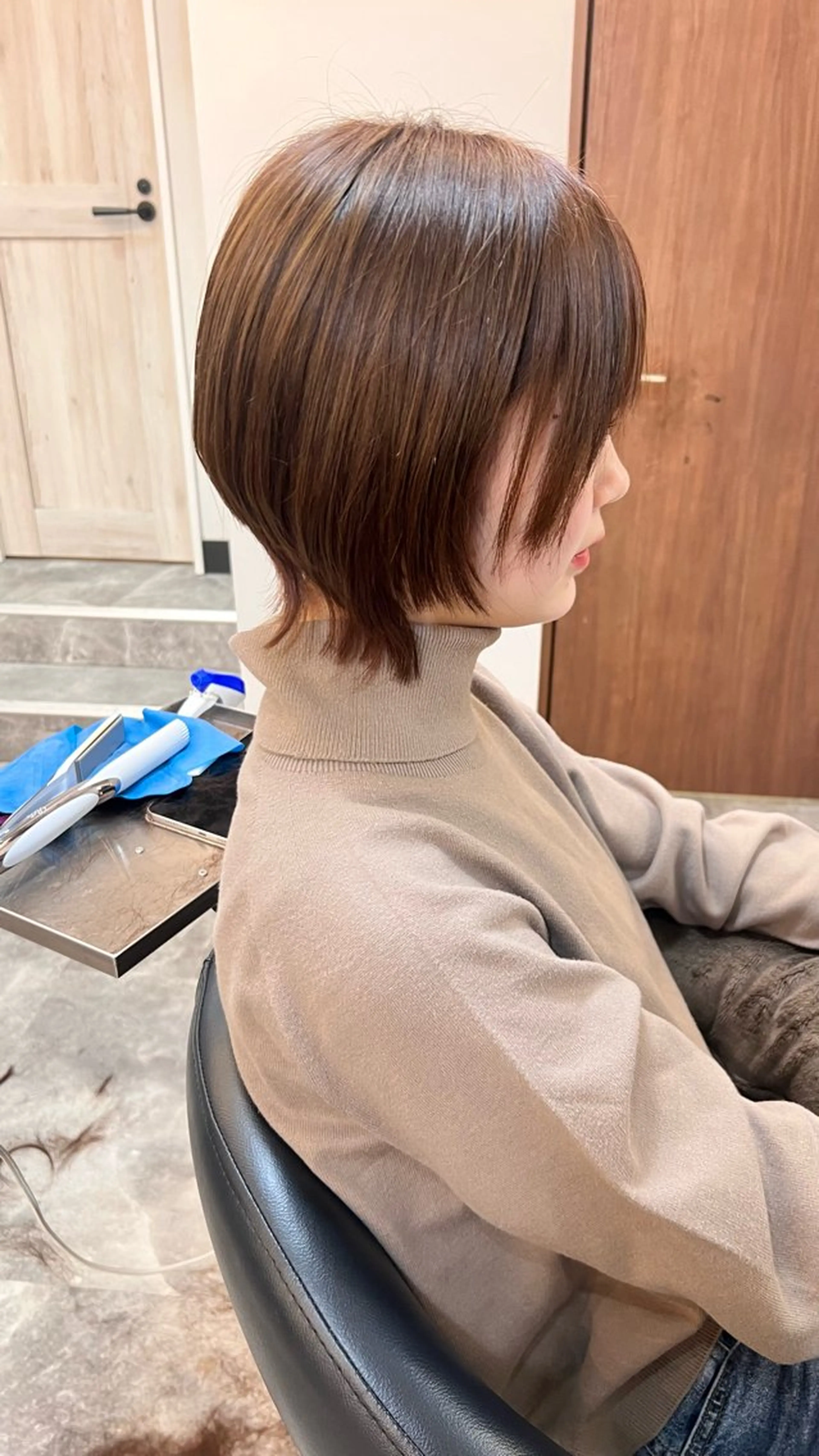 ショート レイヤーカット /和田瑞生のヘアスタイル