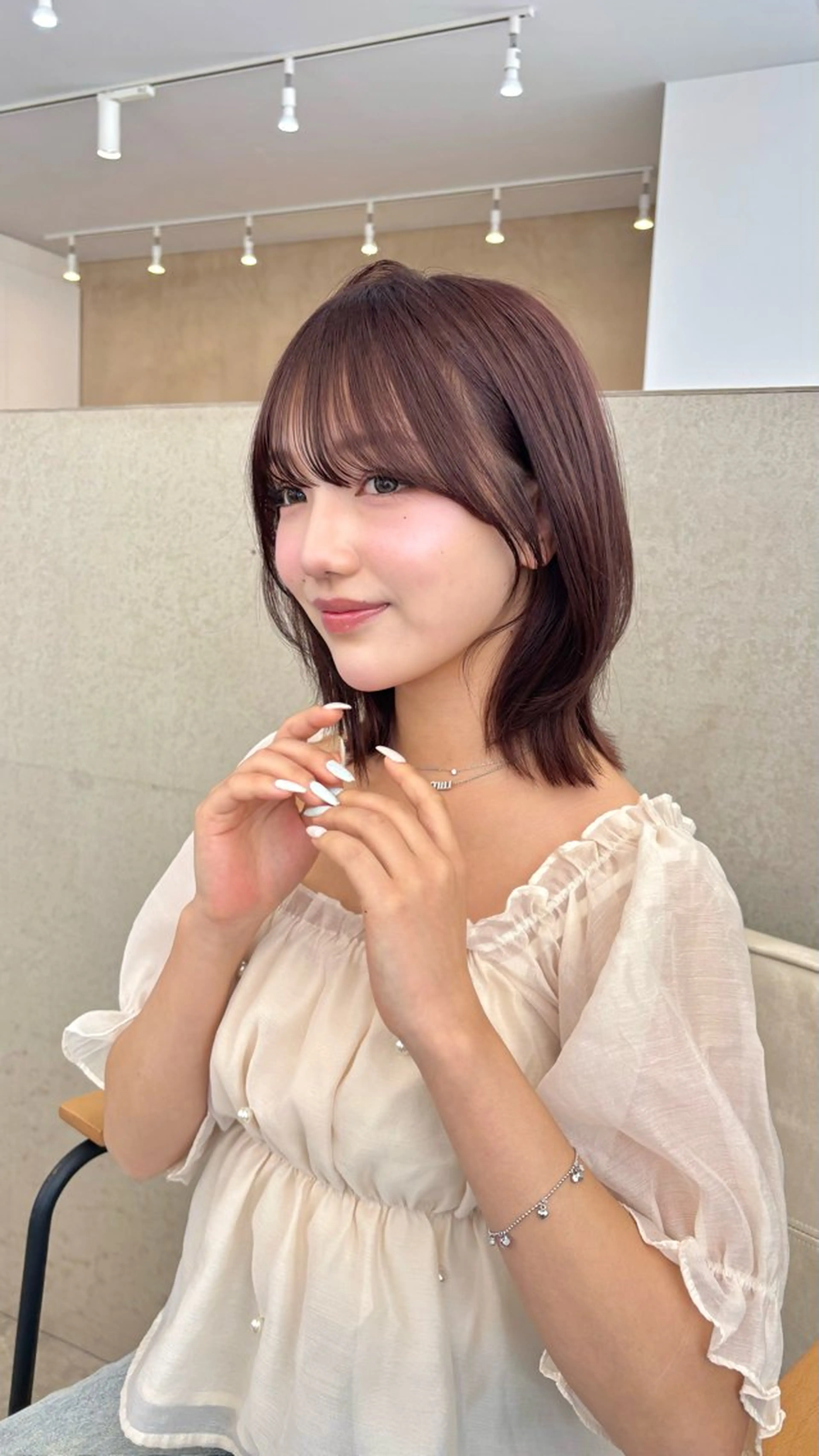 セミロング レイヤーカット/ ほたる🌼のヘアスタイル